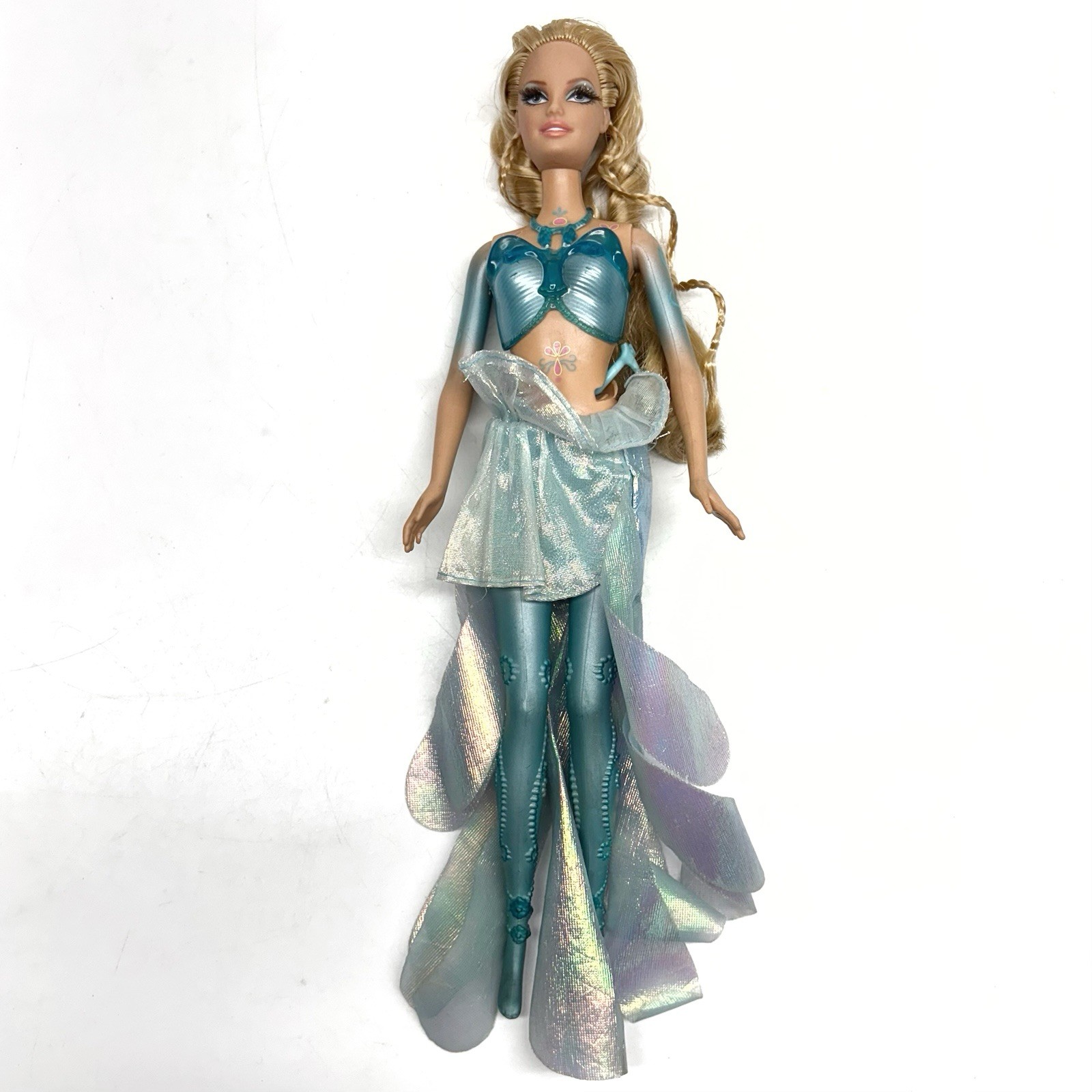 Fairytopia Fairy Blue Joybelle 12\' Figure Barbie Doll Mattel 2004 Toy No Wings