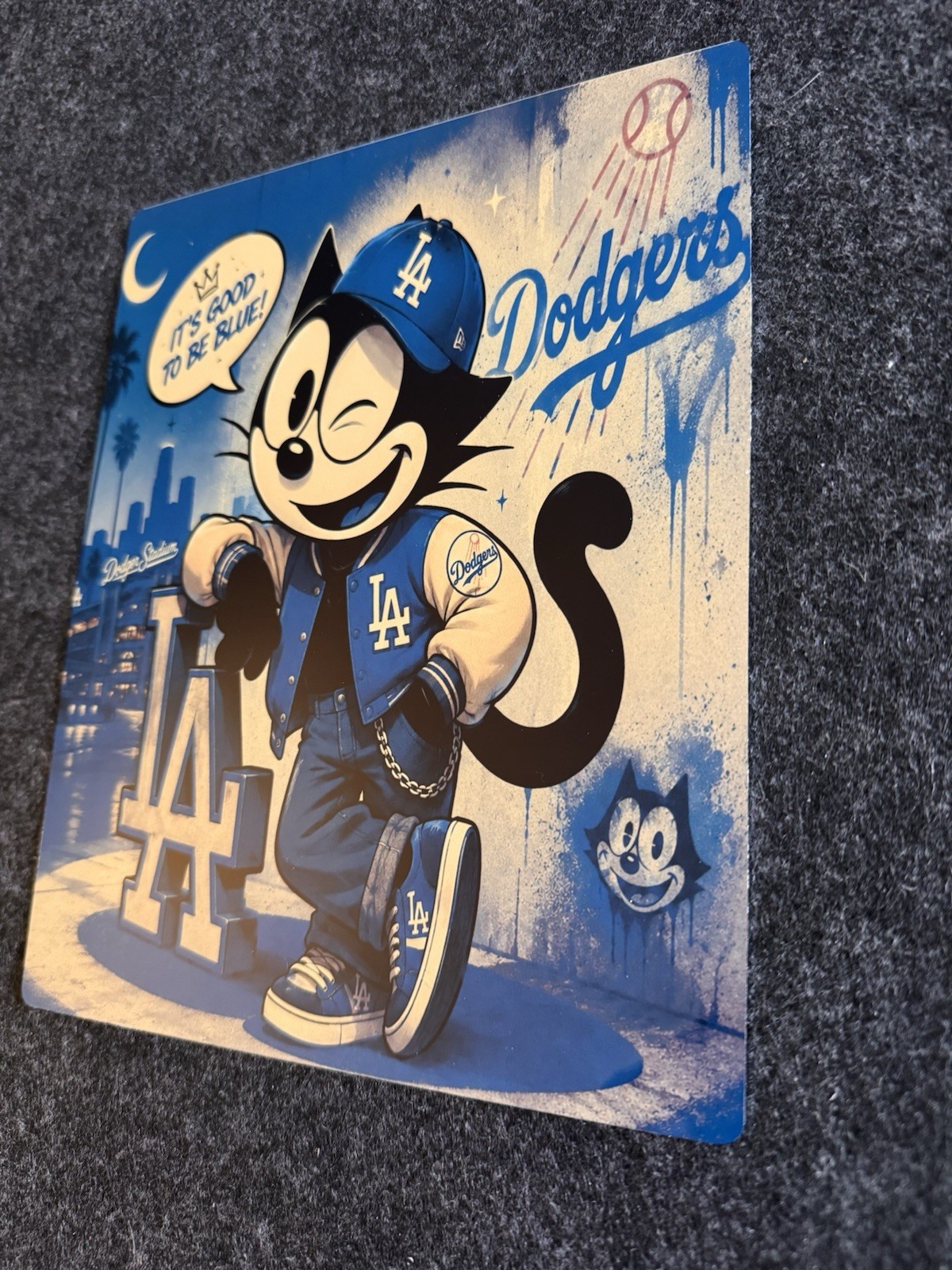 Felix the cat Dodger metal Sign Felix the cat Dodger metal Sign