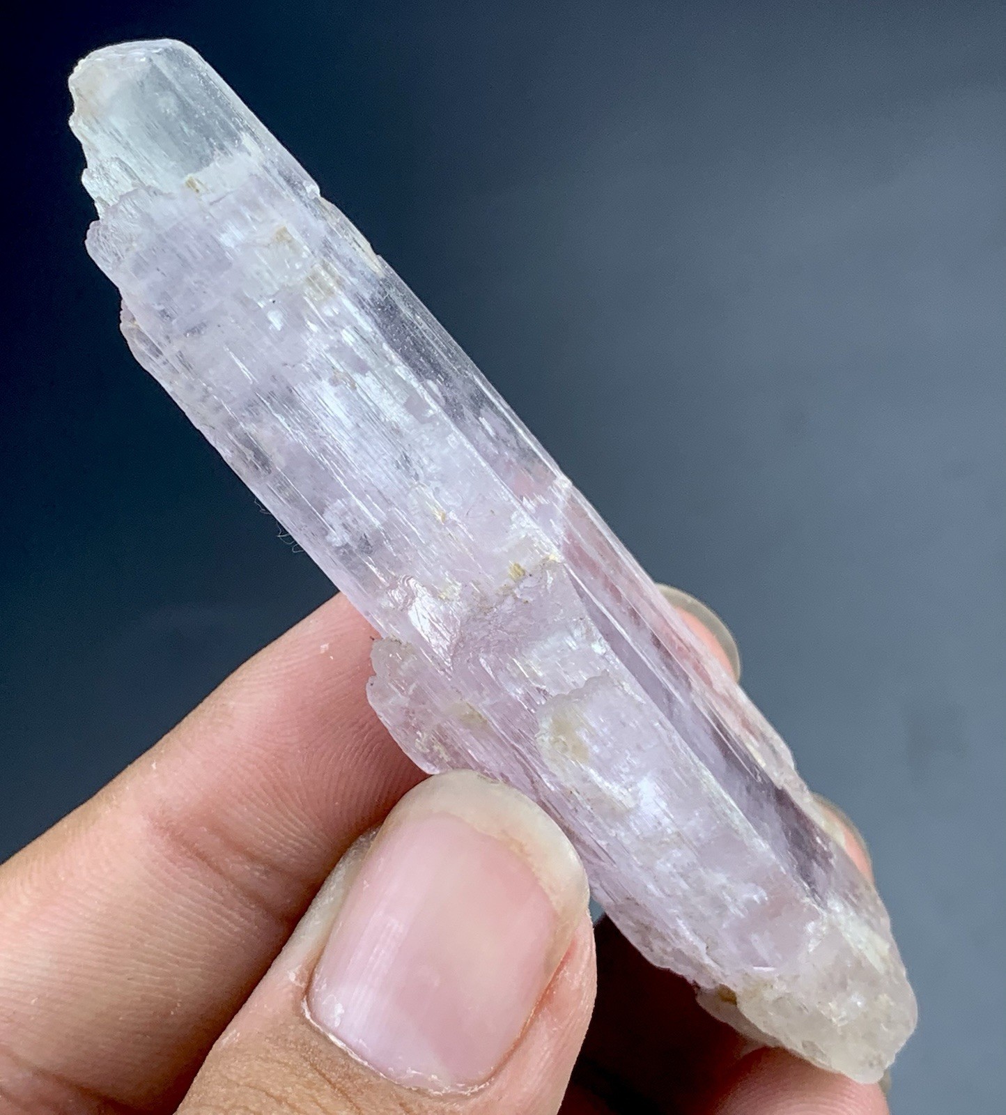 145 Cts Kunzite Crystal Specimen From Afghanistan.