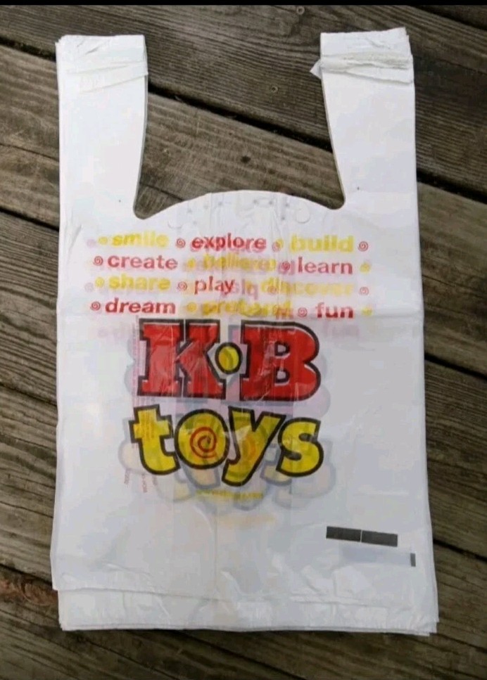 Vintage KB KAYBEE Toys Plastic Bags Large Lot Of (30) Bags, Nostalgia, Retro