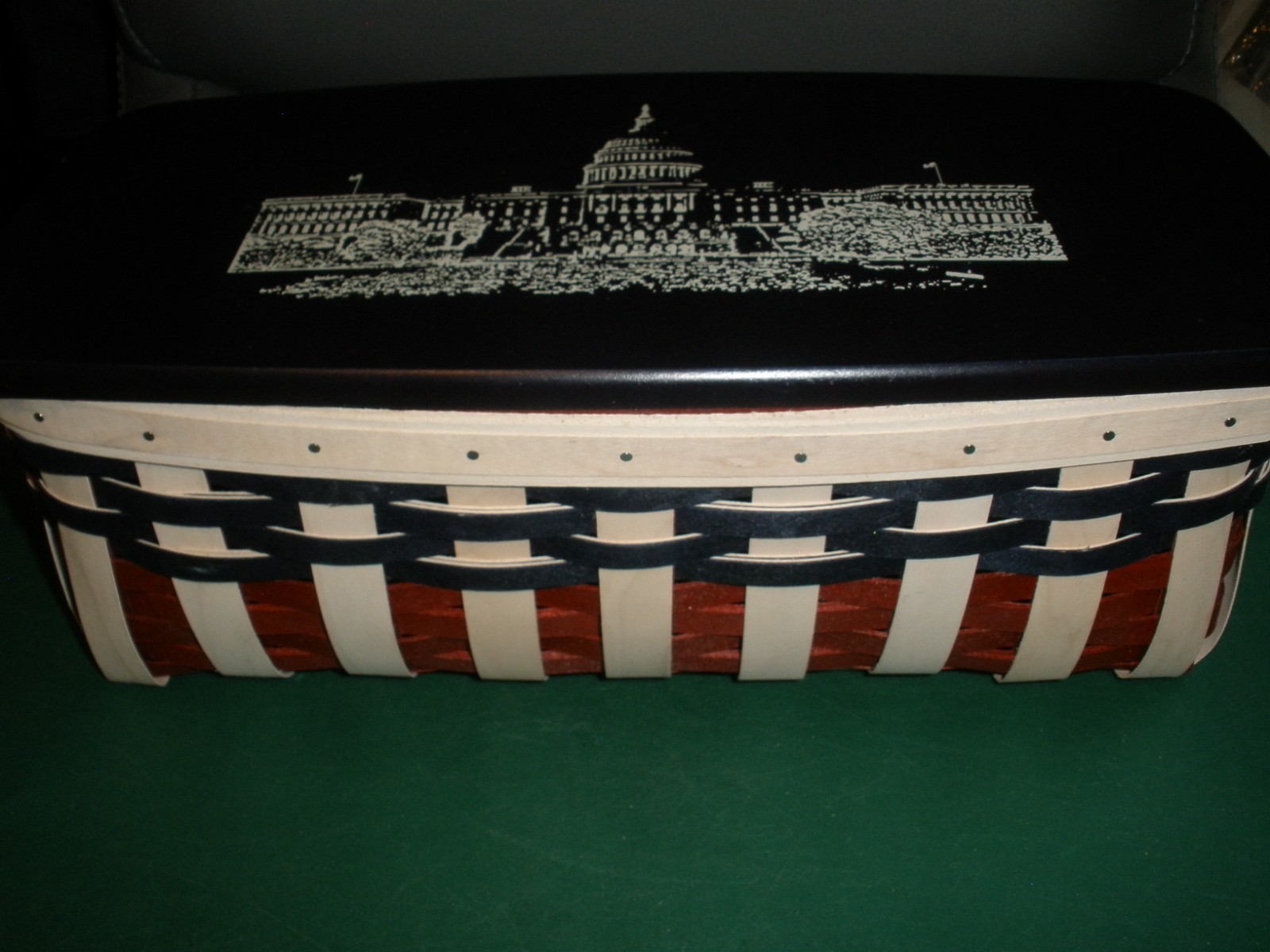 ULTRA RARE Longaberger  2017 CAPITOL BUILDING  Basket Combo 13.5