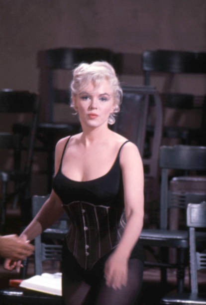Marilyn Monroe set of movie Let's Make Love 1960 California Old Photo 2