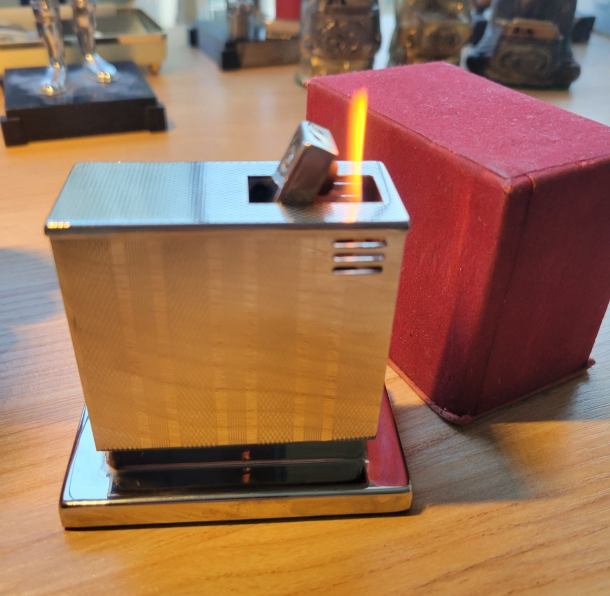 Vintage Augusta Patent Lighter Made ian Germany 1950's Old Rare Collectible New 