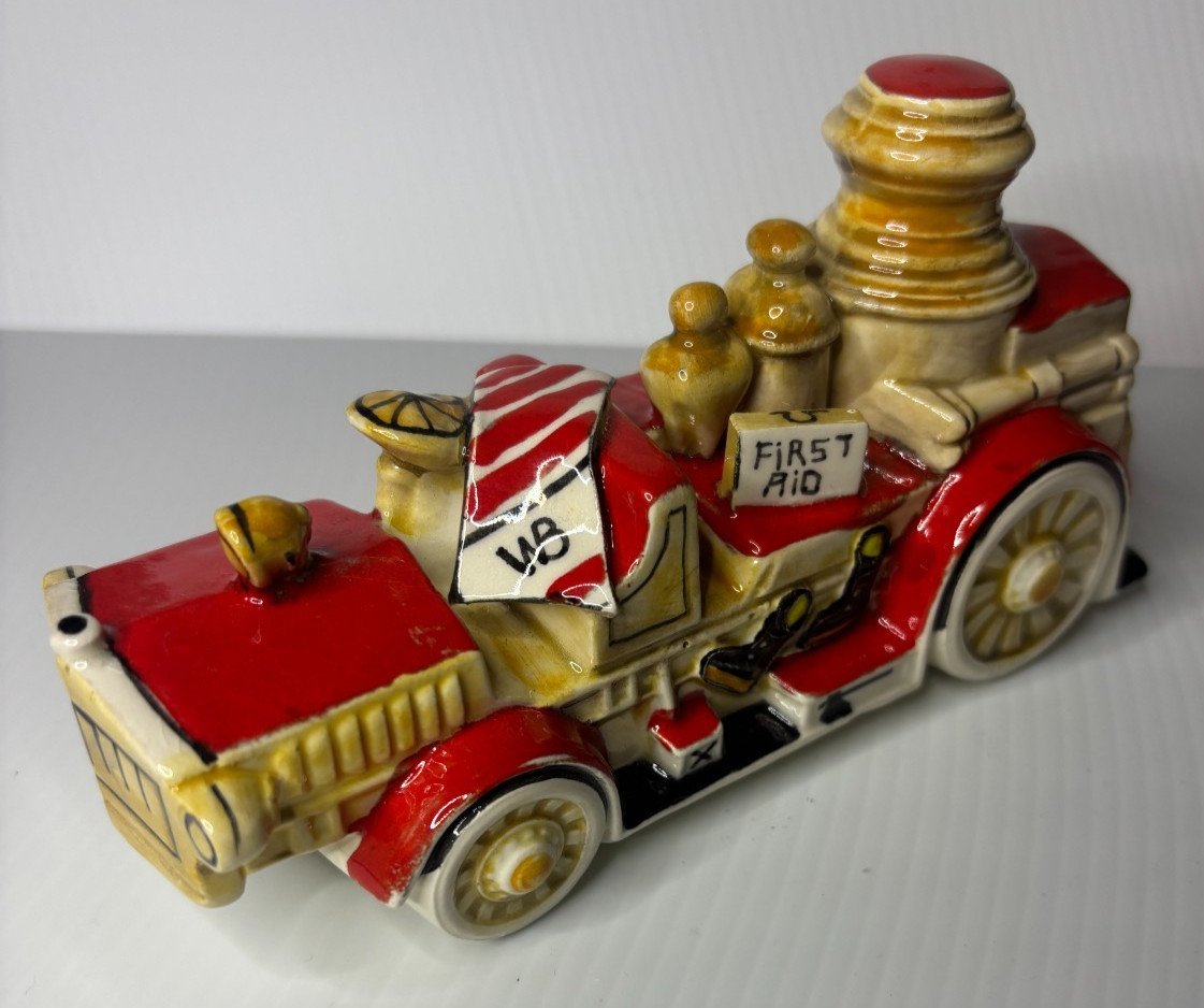 VTG Walter Brockmann Fire Engine Village Accessory Signed