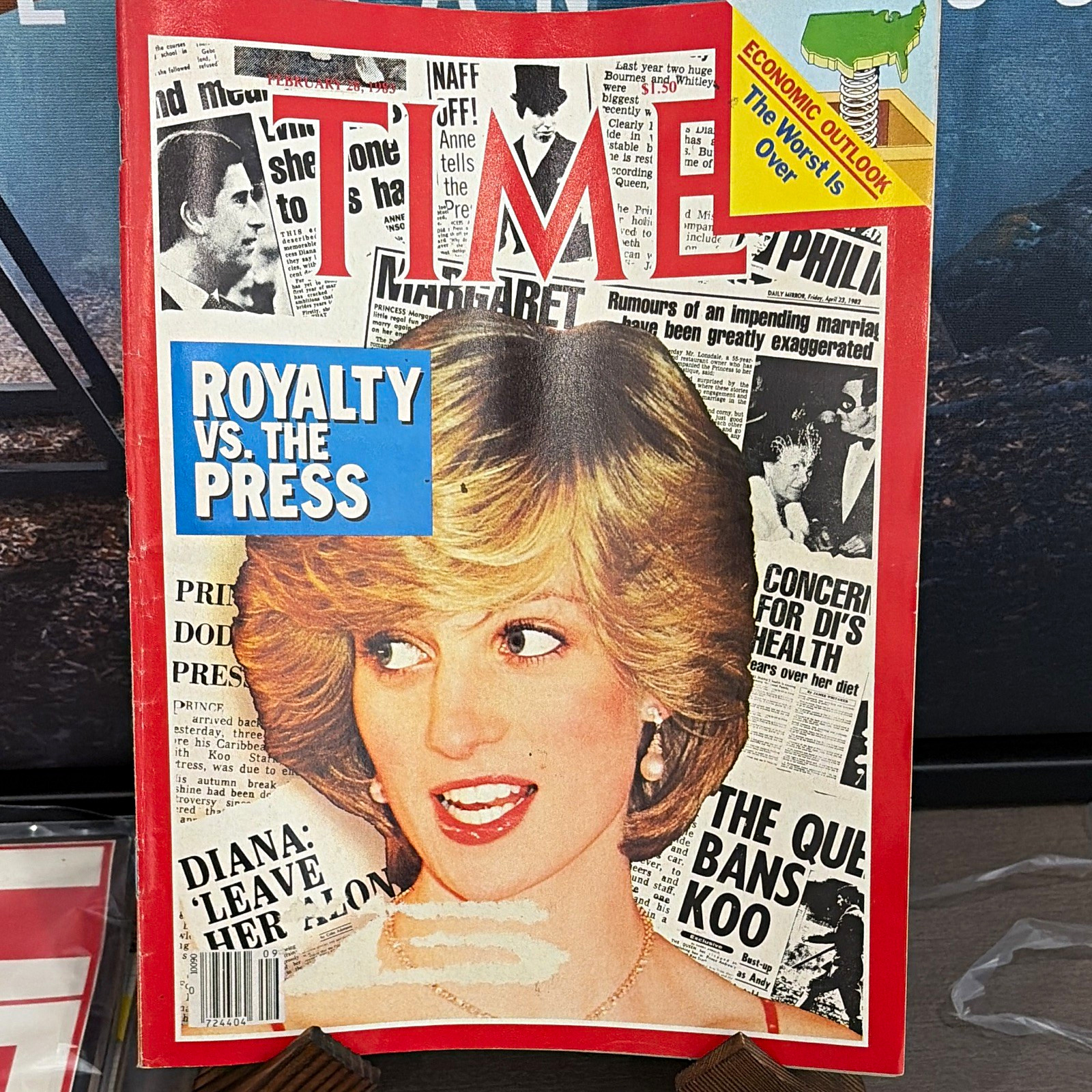 February 28, 1983 Time magazine Royalty vs Press with Princess Diana