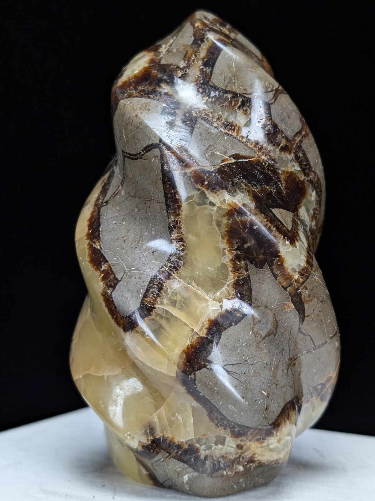 Septarian Freeform Flame Crystal Gemstone Large Big Tall Chakra Septarian Freeform Flame Crystal Gemstone Large Big Tall Chakra