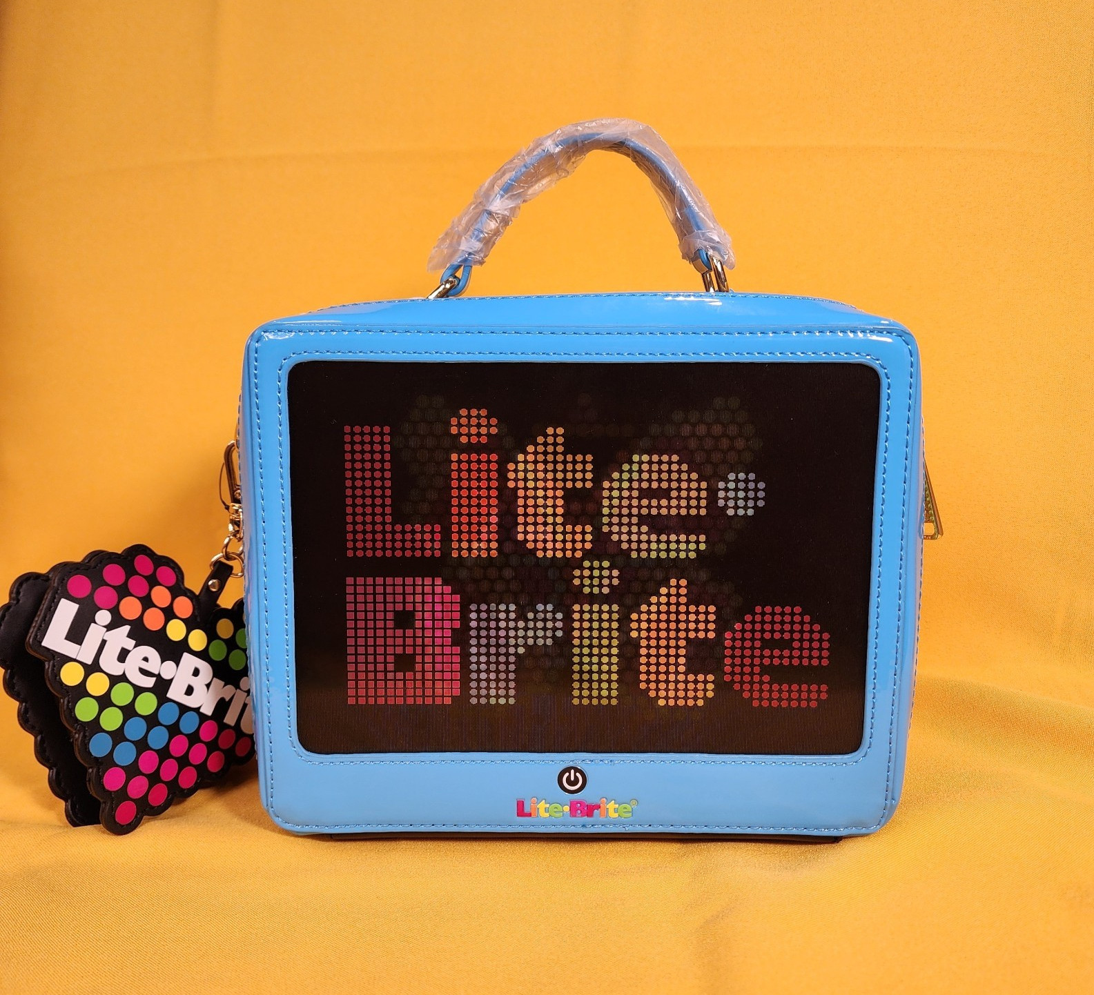 Loungefly Lite-Brite Lenticular Glow Crossbody Handbag with Coin Bag NEW