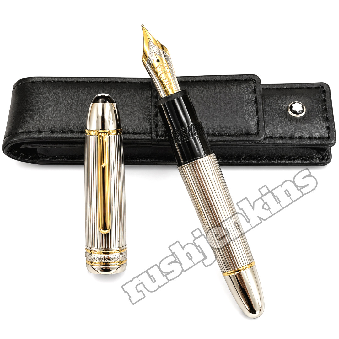 [Excellent++] MONTBLANC Meisterstück 149 Silver Pinstripe Fountain Pen Collector