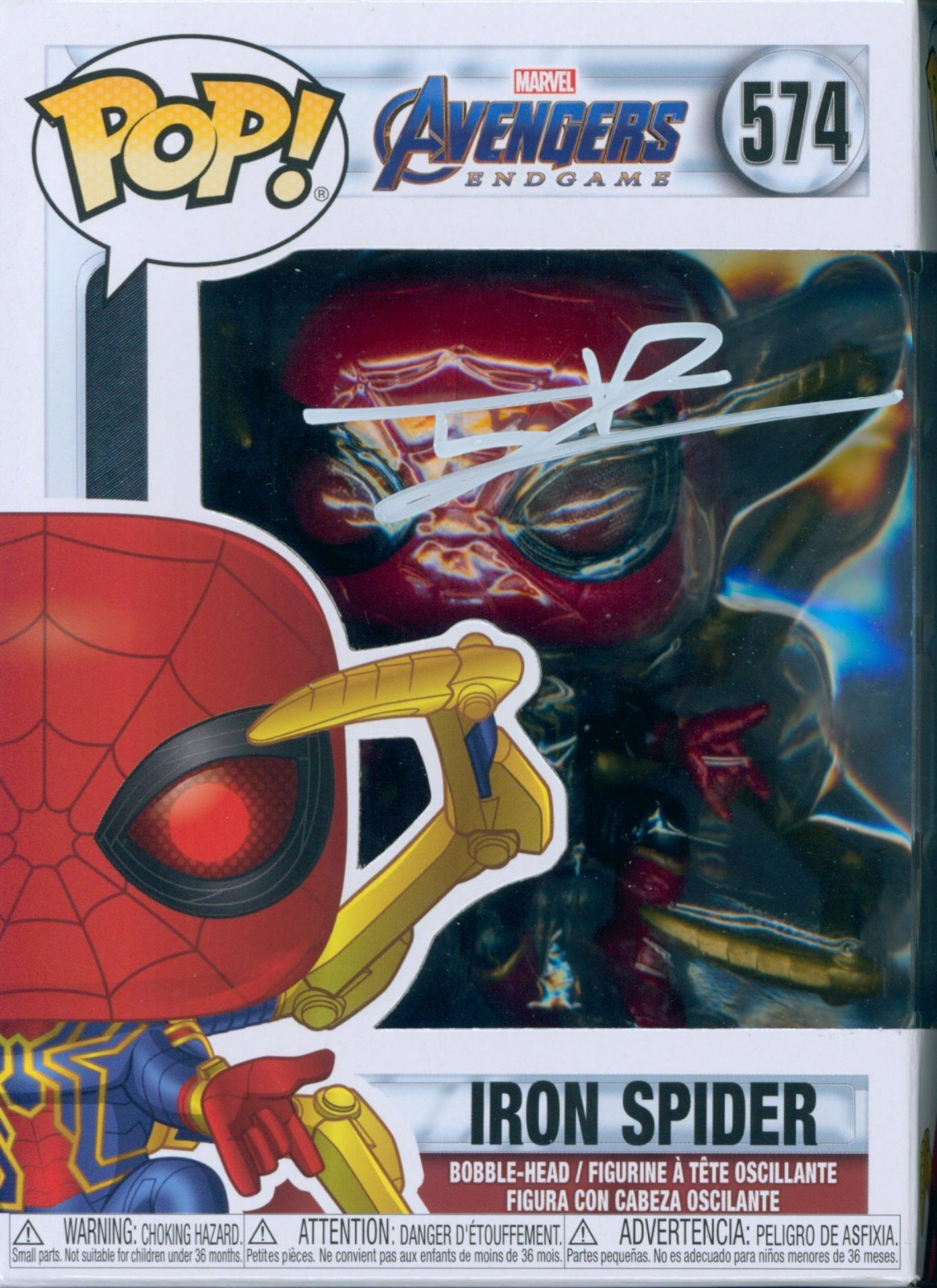 Tom Holland Signed Spider-man Funko 574| SWAU WITNESS