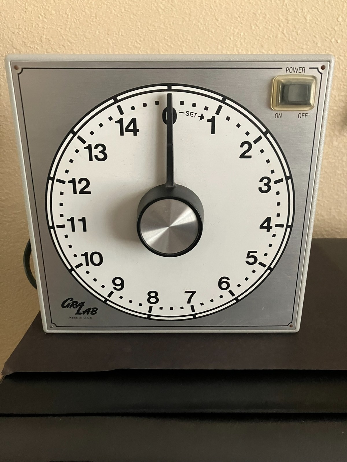 GRALAB Universal Timer Model 256 15 Mins Up To 15 Hours, Laboratory Vintage