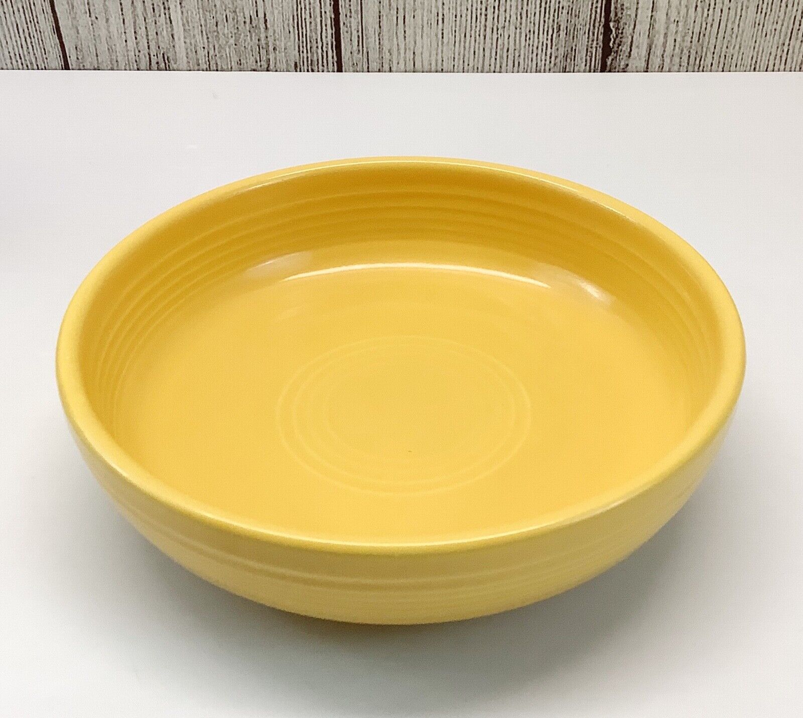 Homer Laughlin Fiesta Fiestaware Yellow Dessert Bowl 6”x1.75” Vintage 1937-51