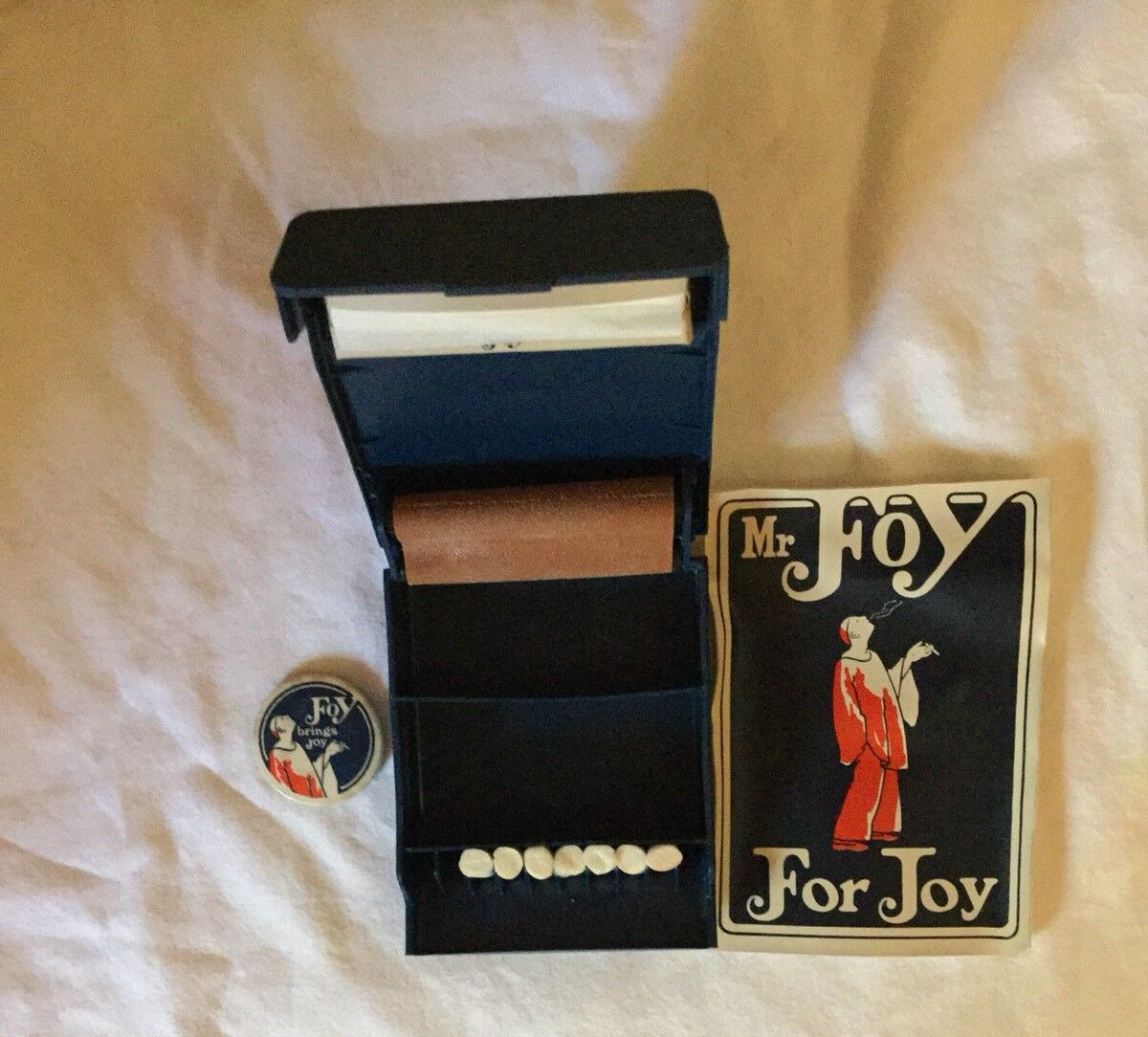 Foy Brings Joy Vintage Unused AG Collectors Set Papers, pin, Sticker 1970’s
