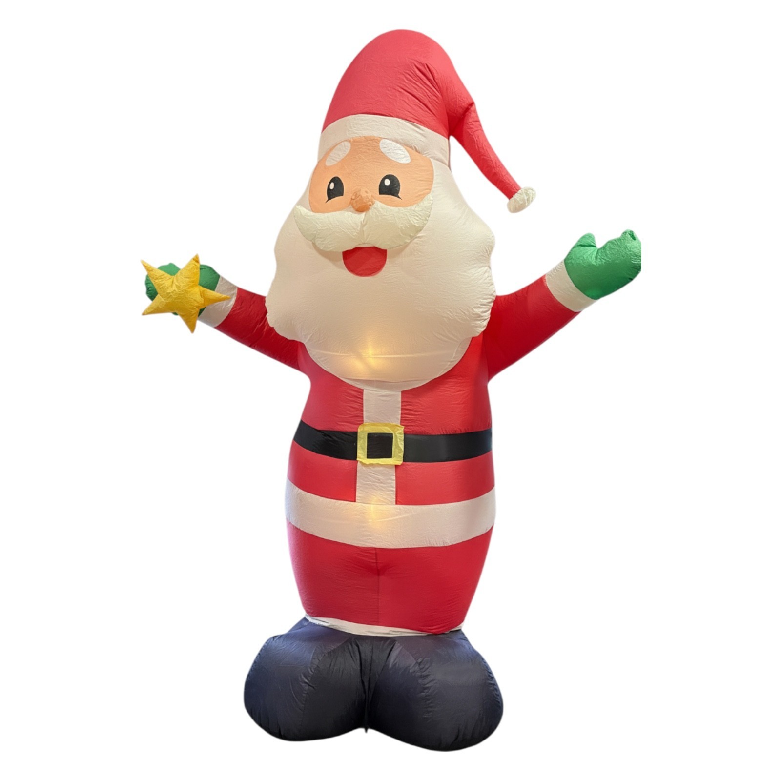 Gemmy Santa Inflatable 14ft Airblown Lighted Colossal Holding Star Yard Decor