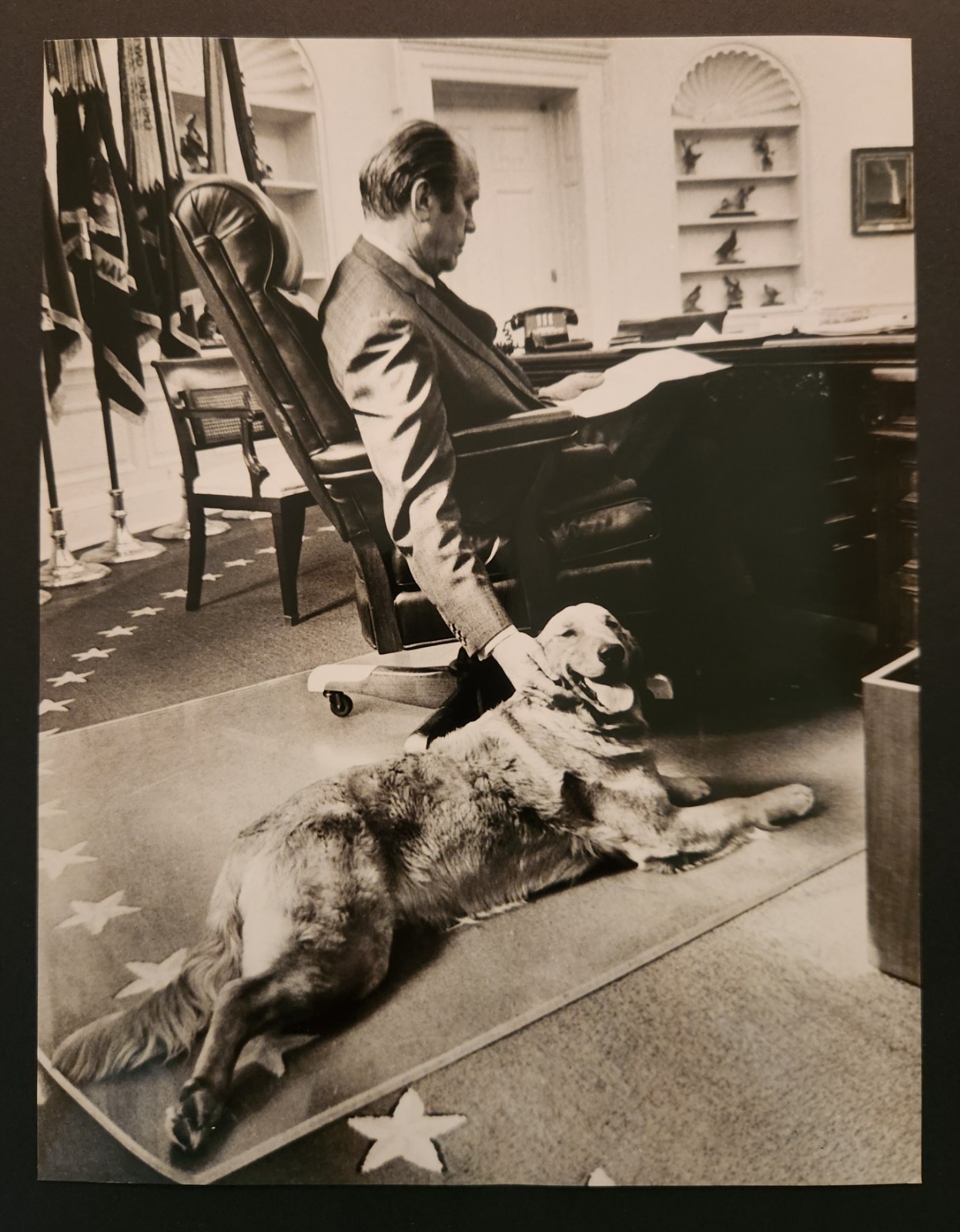 Official White House Photograph of President Gerald Ford & Liberty