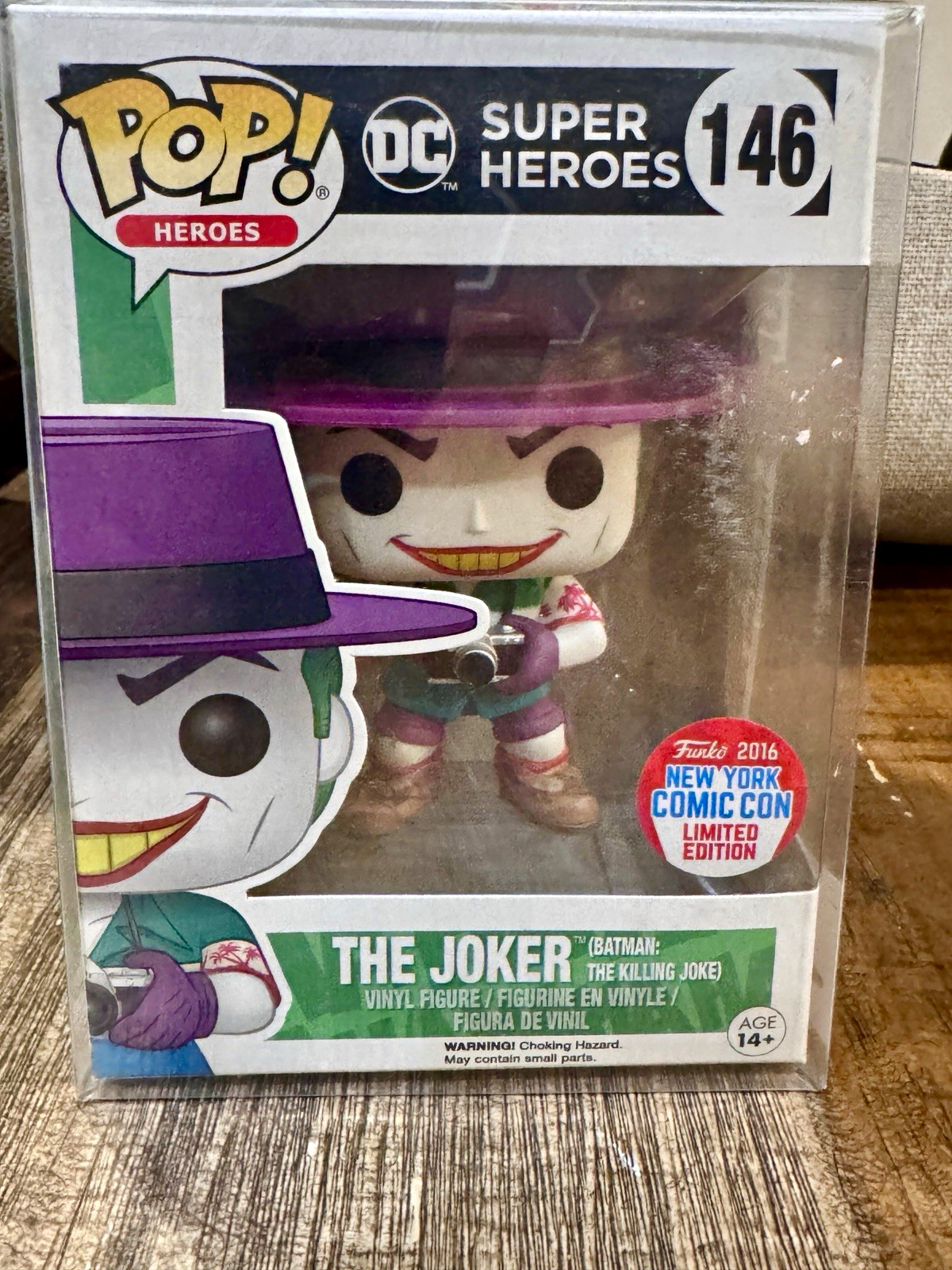 Rare never opened Heroes DC Super Heroes The Joker #146 NYCC 2016 Exclusive 