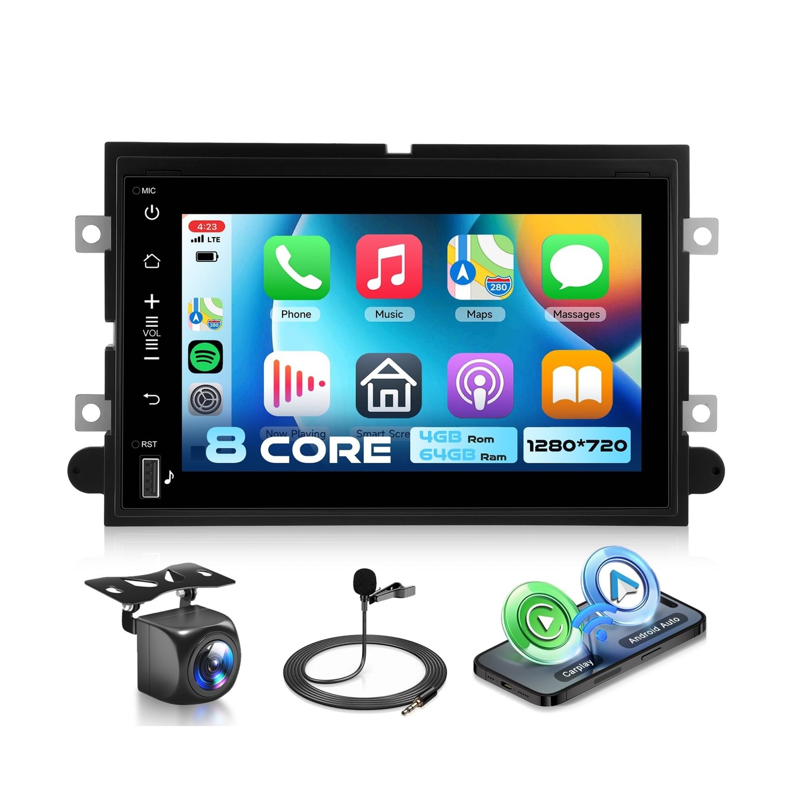 8Core 4G+64G CAR Radio Stereo for Ford F250 F150 F350 E250 E350 2004-2014, KY... 8Core 4G+64G CAR Radio Stereo for Ford F250 F150 F350 E250 E350 2004-2014, KY...