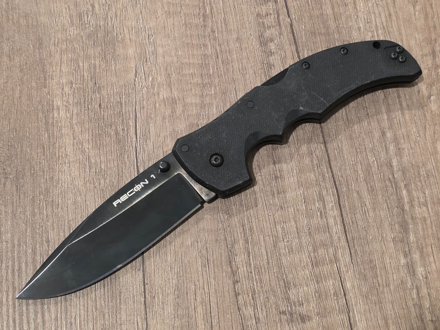 Cold Steel Recon 1 27BC S35VN Clip Point Black G10 Folding Knife