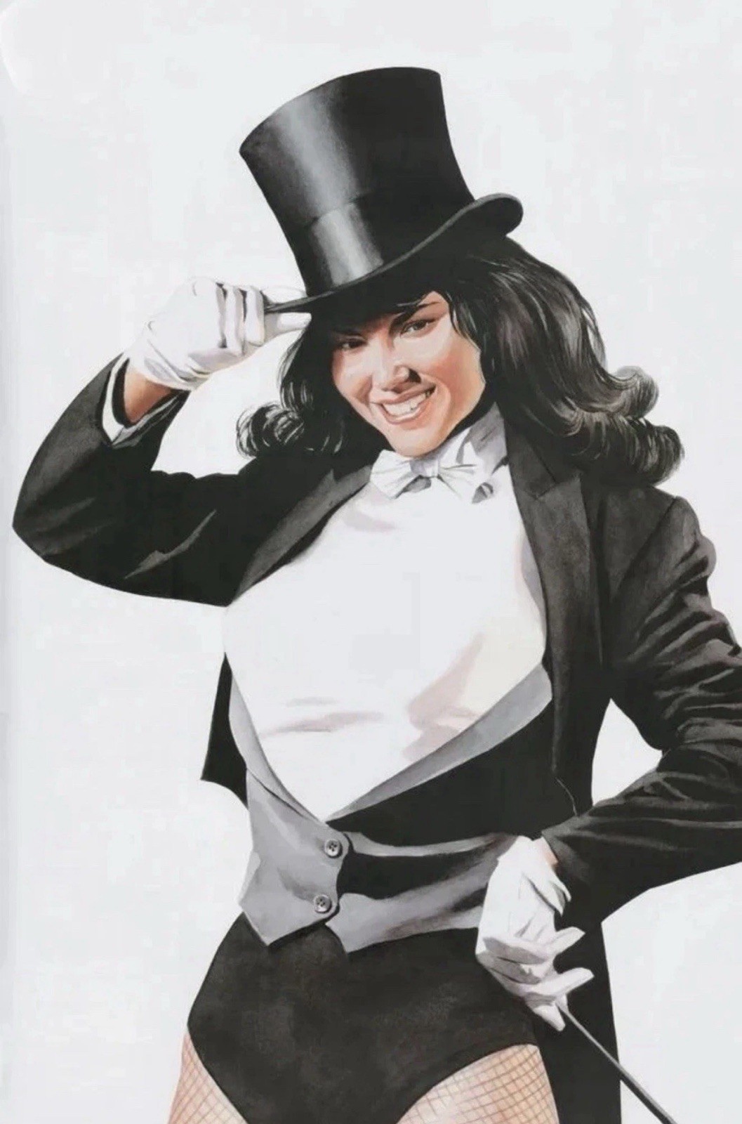 DC DIRECT COMICS 2000 ZATANNA TORSO POSTER 22” x 34” BY ALEX ROSS New