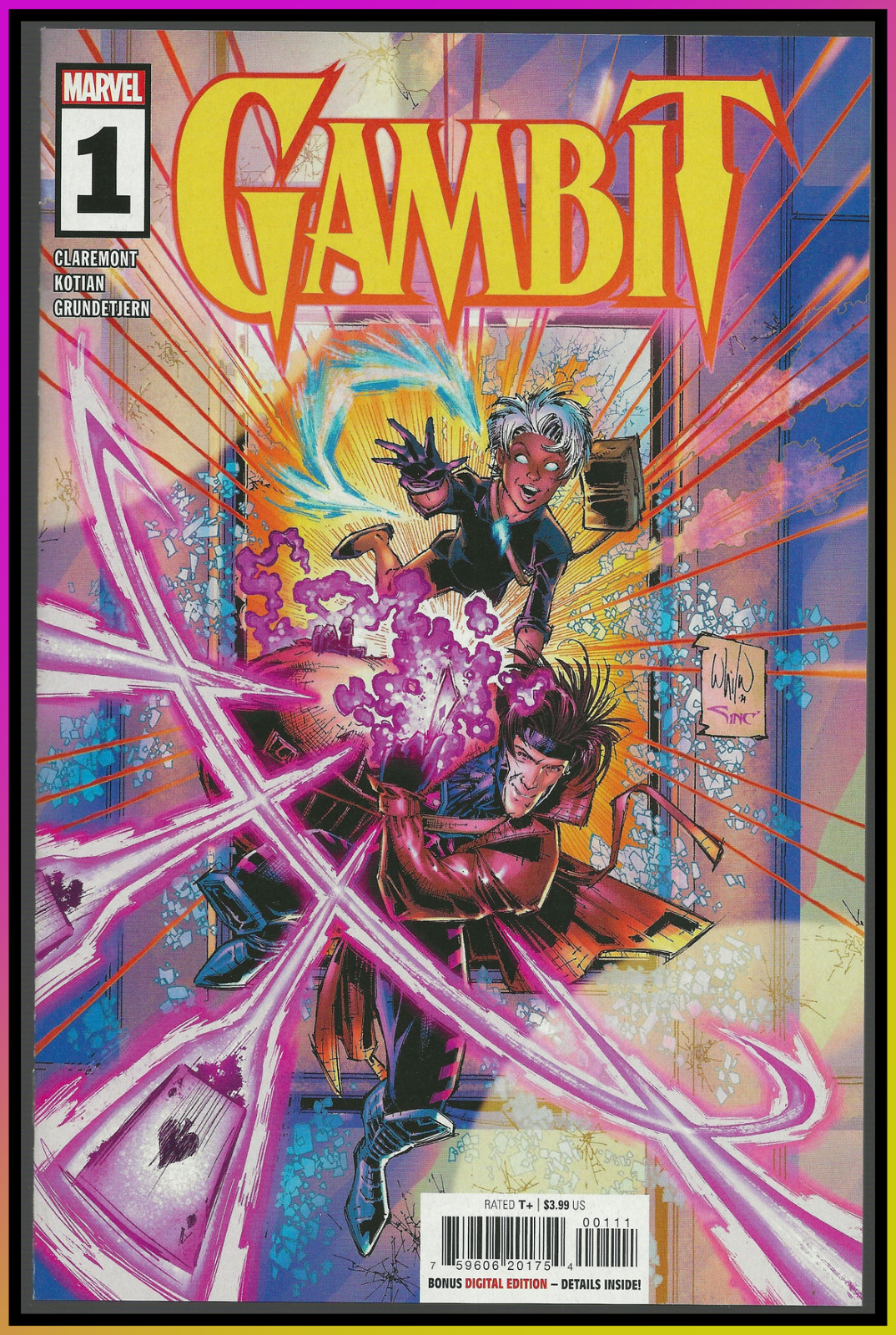 GAMBIT #1-A  (2022) MAIN CVR 1ST PRINT STORM X-MEN MR & MRS X MARVEL 9.4 NM