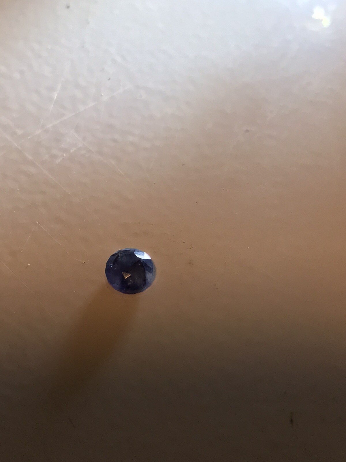 Faceted Blue  Benitoite ✨.63ct