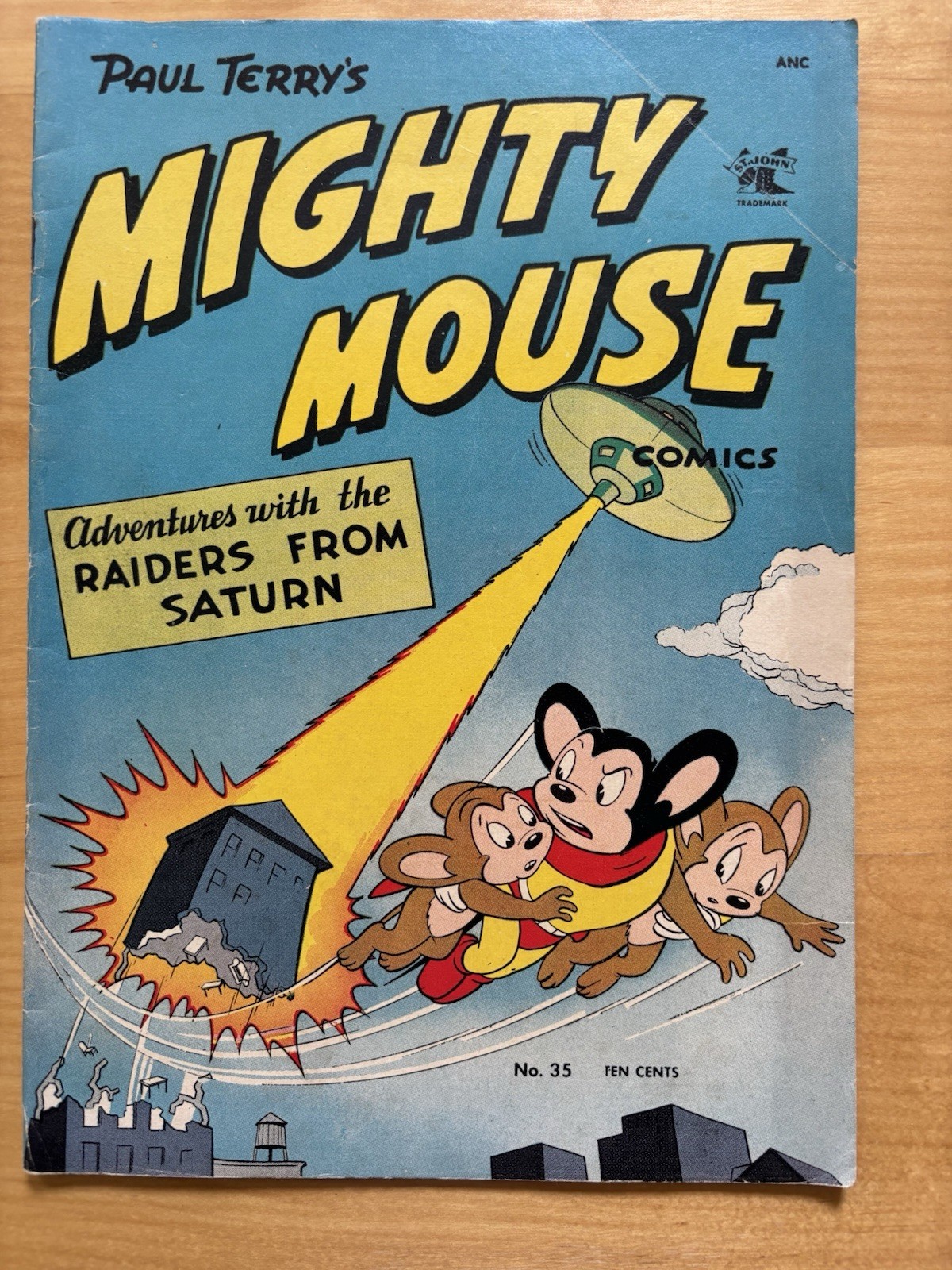 Paul Terry's Mighty Mouse Comics #35.  1952