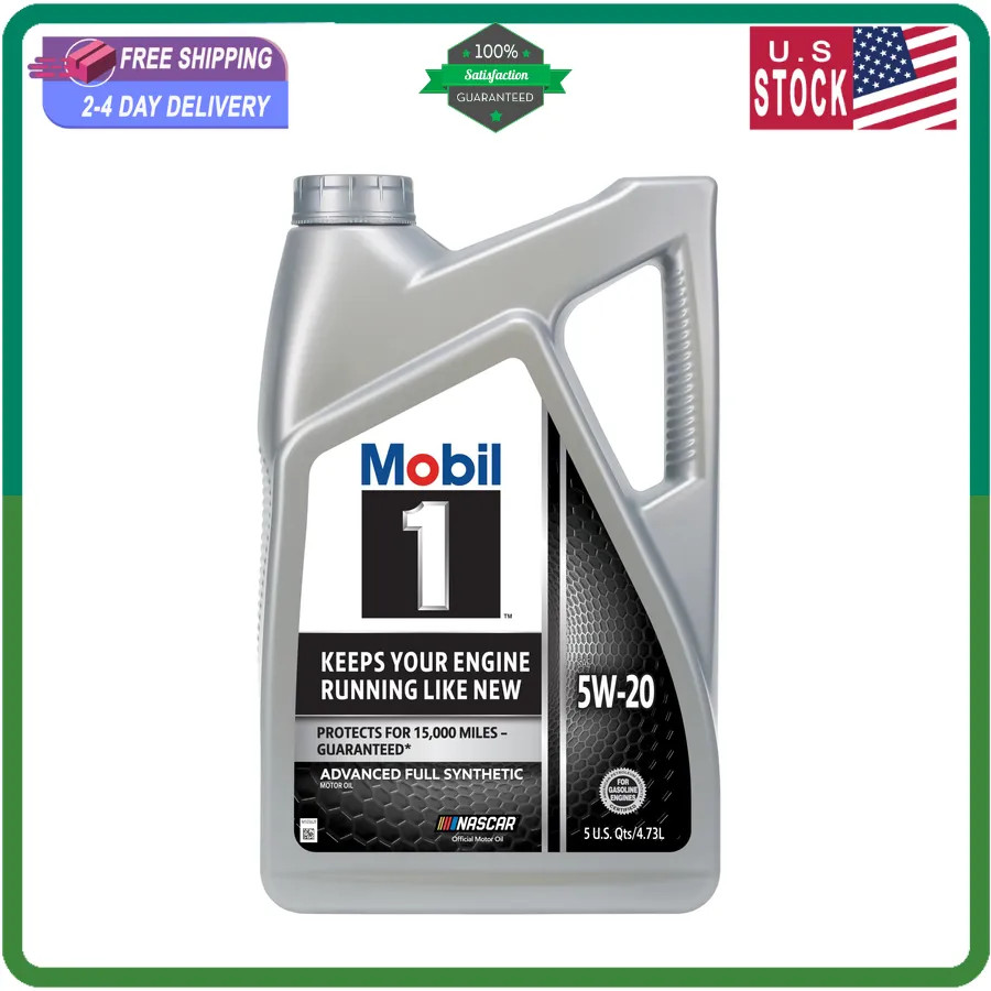 Mobil 1 Advanced Full Synthetic Motor Oil 5W-20, 5 Quart Mobil 1 Advanced Full Synthetic Motor Oil 5W-20, 5 Quart