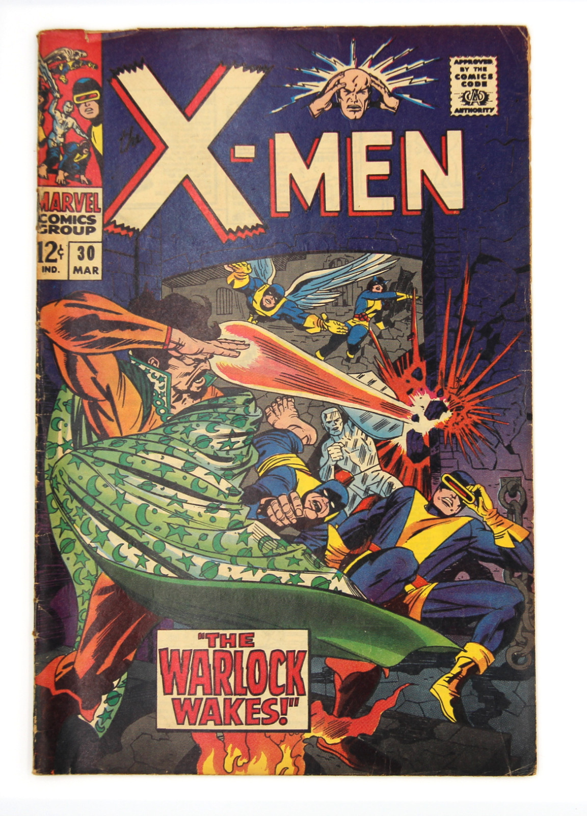 Uncanny X-Men #30 Marvel Comics 1967 MCU Thomas Kirby Warlock VG- VG+ Jean Gray
