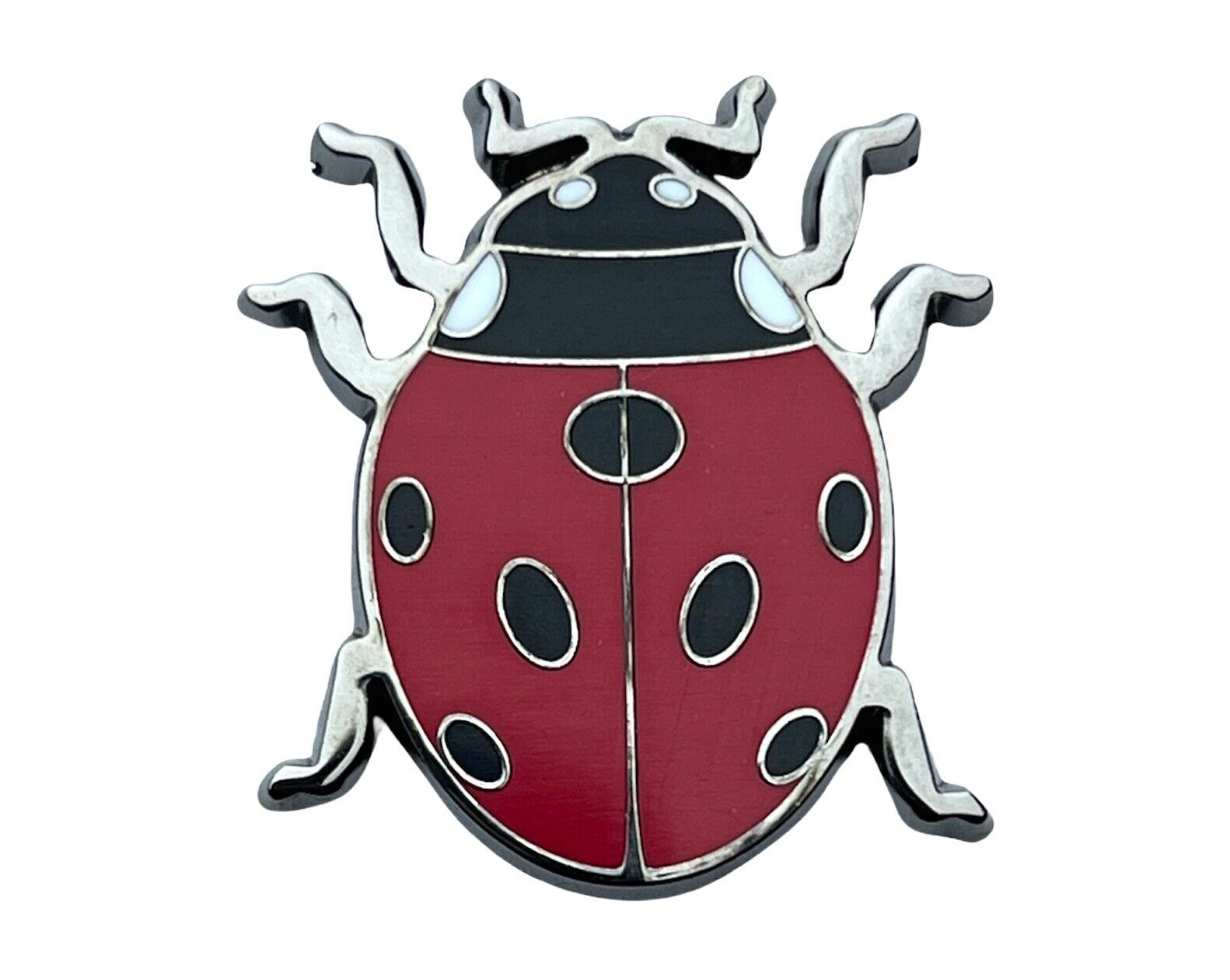 Lady Bug Red 1 inch Hat or Lapel Pin EE00626 F6D5R