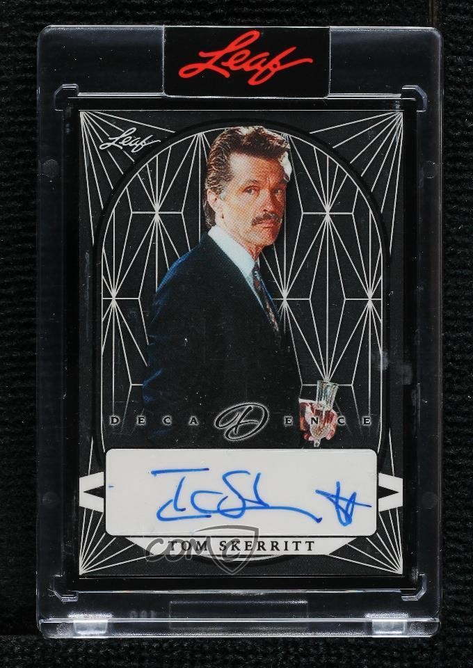 2023 Leaf Decadence Pop Century Black Bubble 7/7 Tom Skerritt #BA-TS1 Auto 2t2
