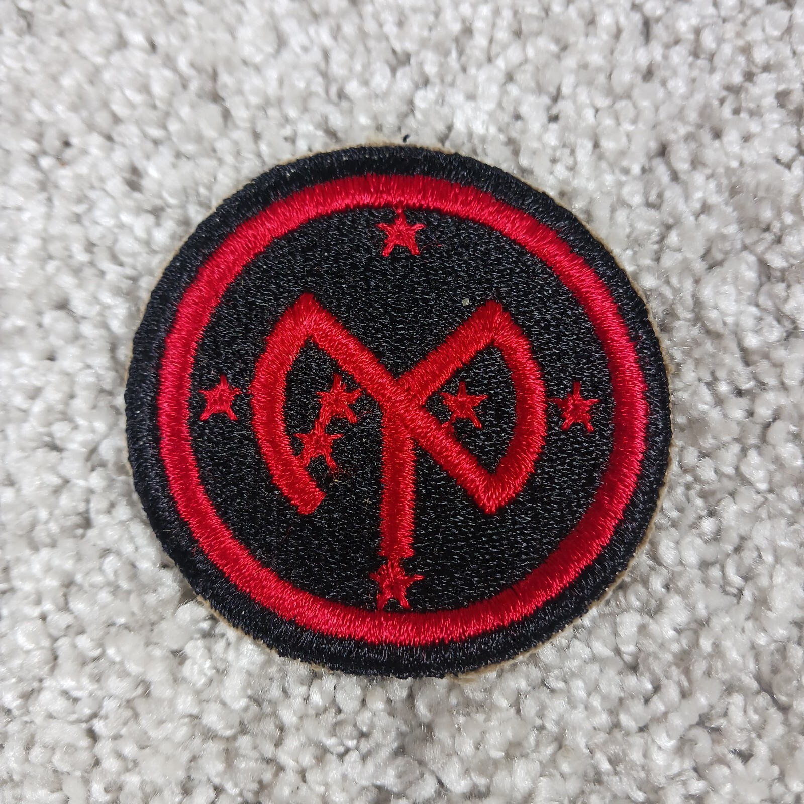 Vintage 27th Infantry Division Patch New York NY NG Roughnecks WWII NO GLOW