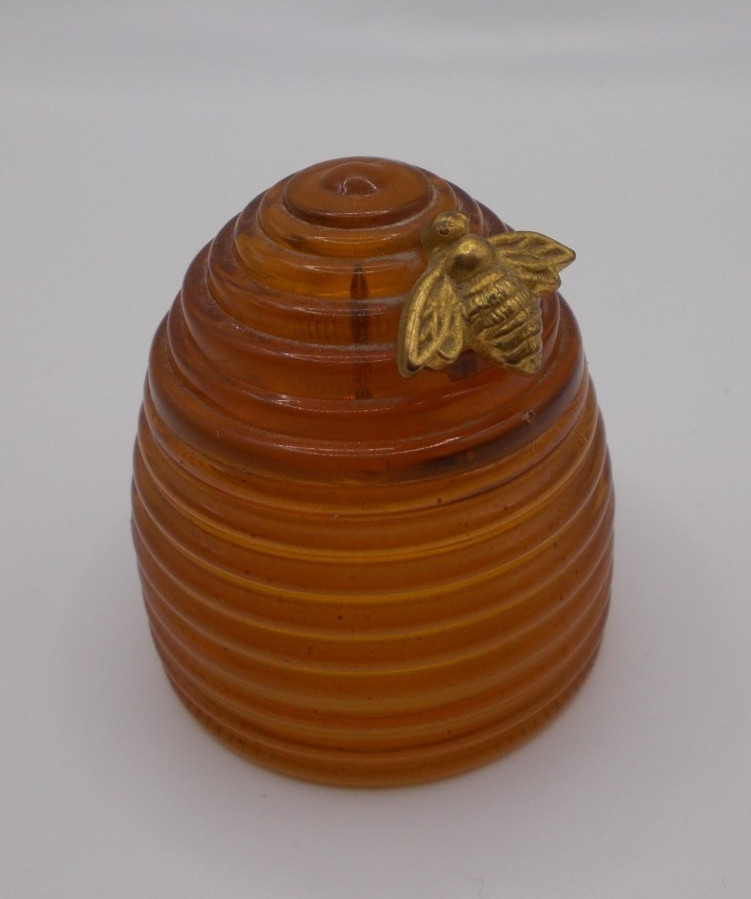 Vintage 1970's Avon Honey Bee Honeysuckle Cologne 1.25 fl oz. Glass Bottle -Full
