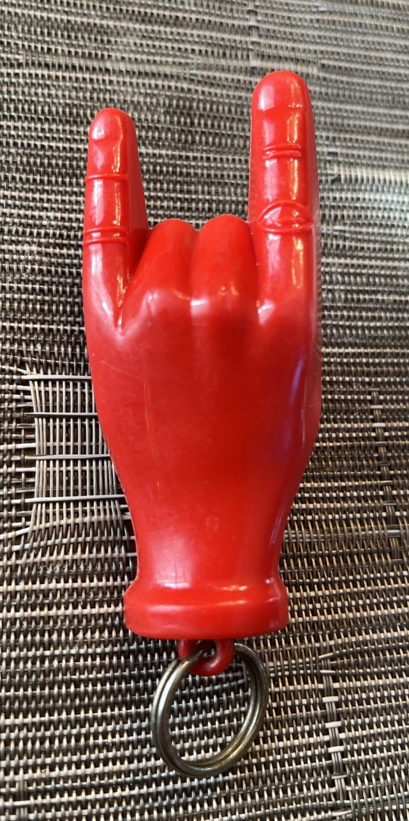 Italian Vintage Figa Hand Ward Off Malocchio Evil Keychain Made in Italy