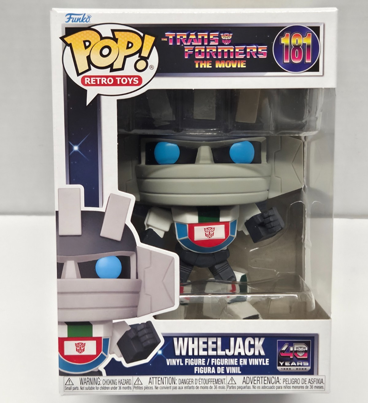WHEELJACK - Transformers the Movie Funko POP Retro Toys #181 Figure MINOR WEAR