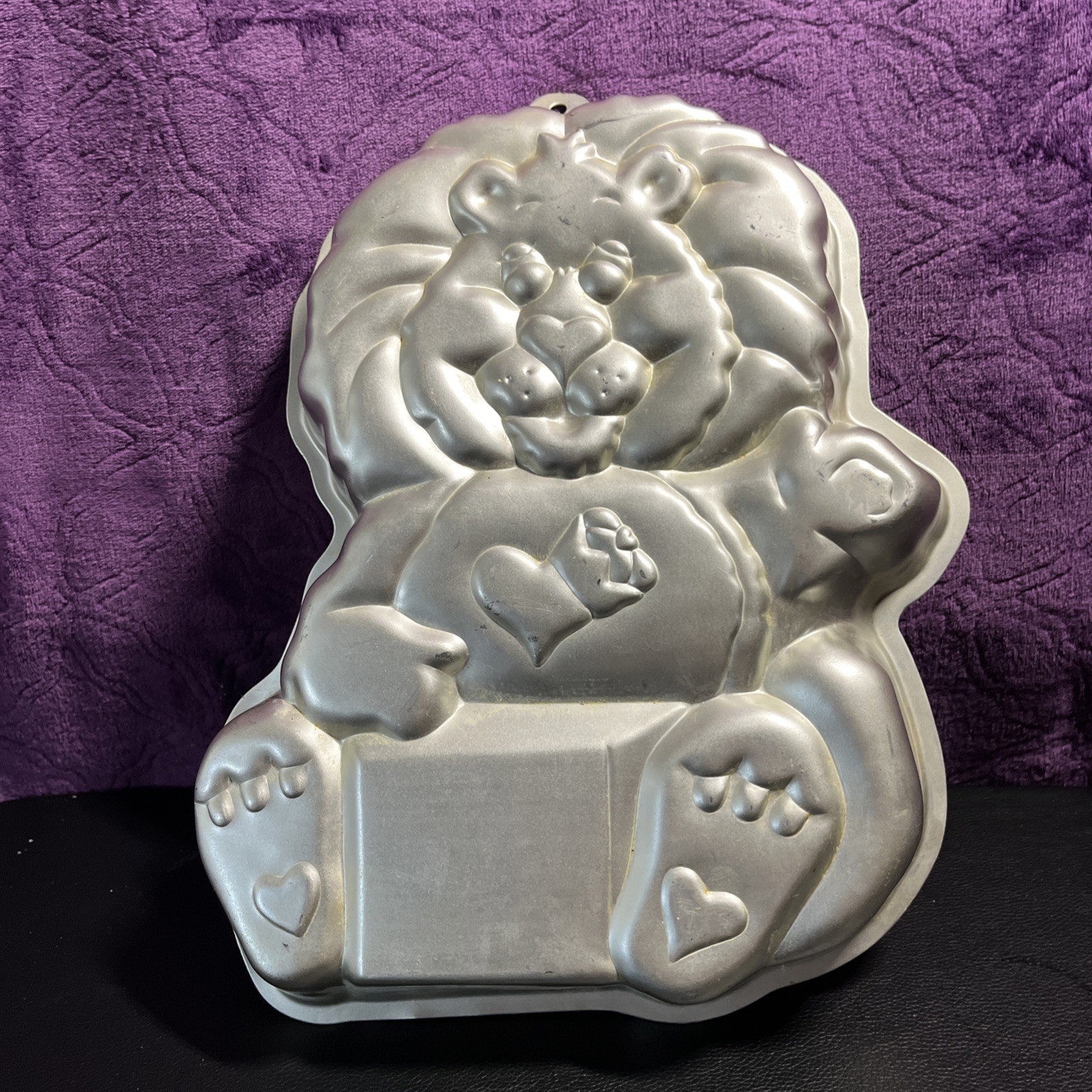 Vintage 1984 Wilton Brave Heart Lion Care Bear Cousins Cake Pan Mold 2105-3197