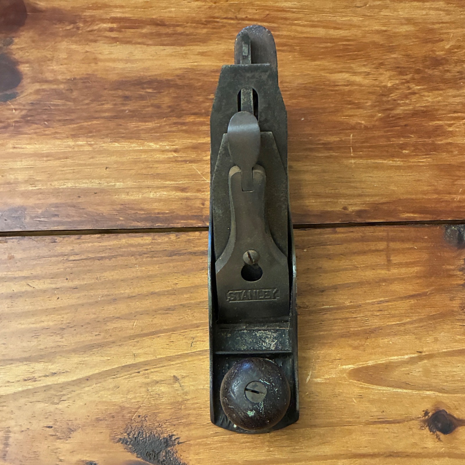Antique Stanley Bailey No 3 Smooth Plane USA Vintage Woodworking Hand Tool *Read