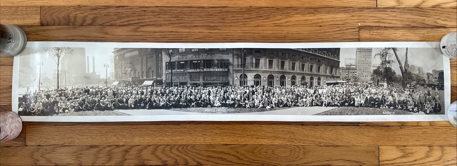 Vtg 1927 Detroit, Michigan American Chemical Society Photo Hotel Statler - Large