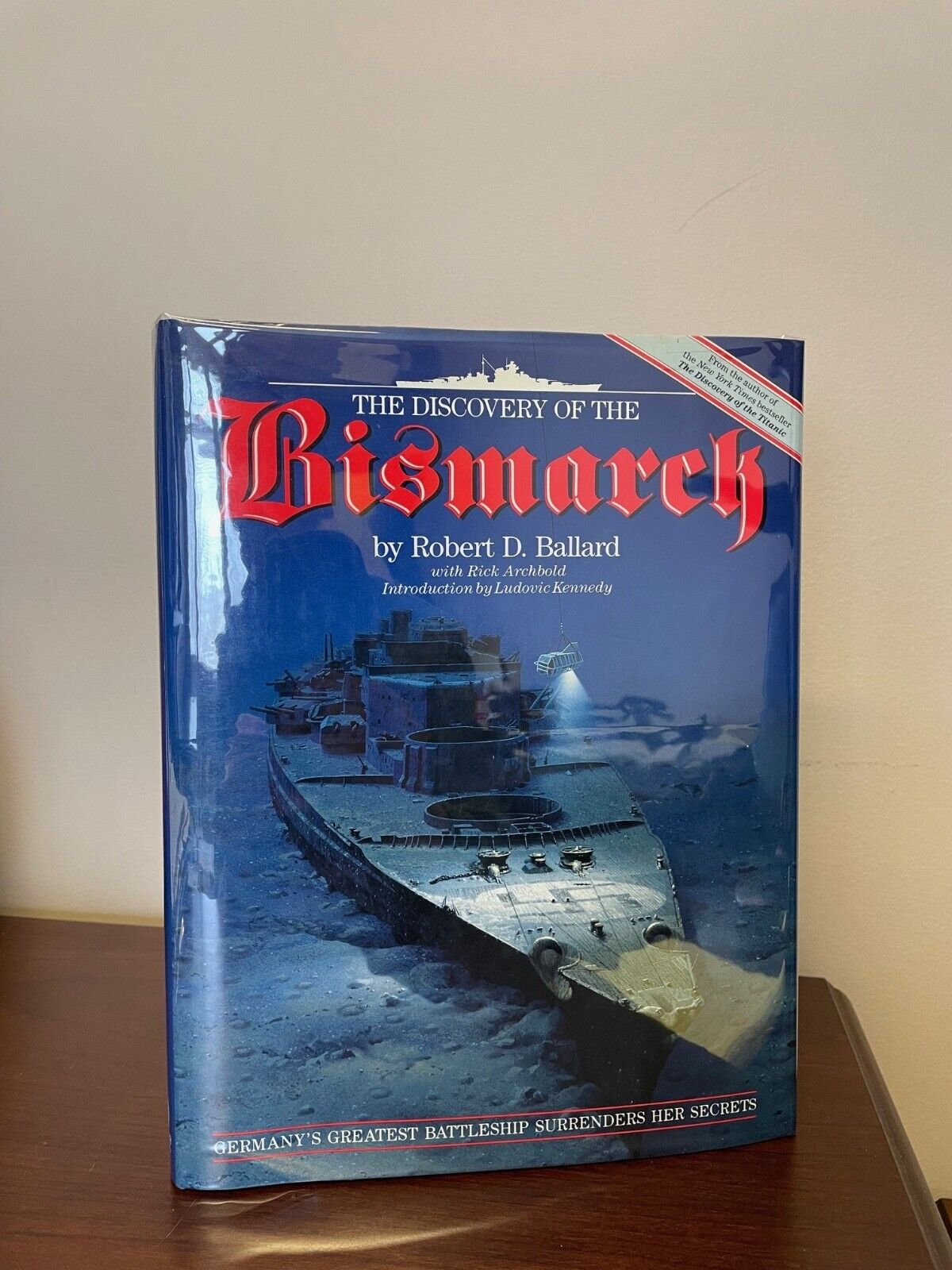 Discovery of the Bismarck WWII SIGNED x Survivor