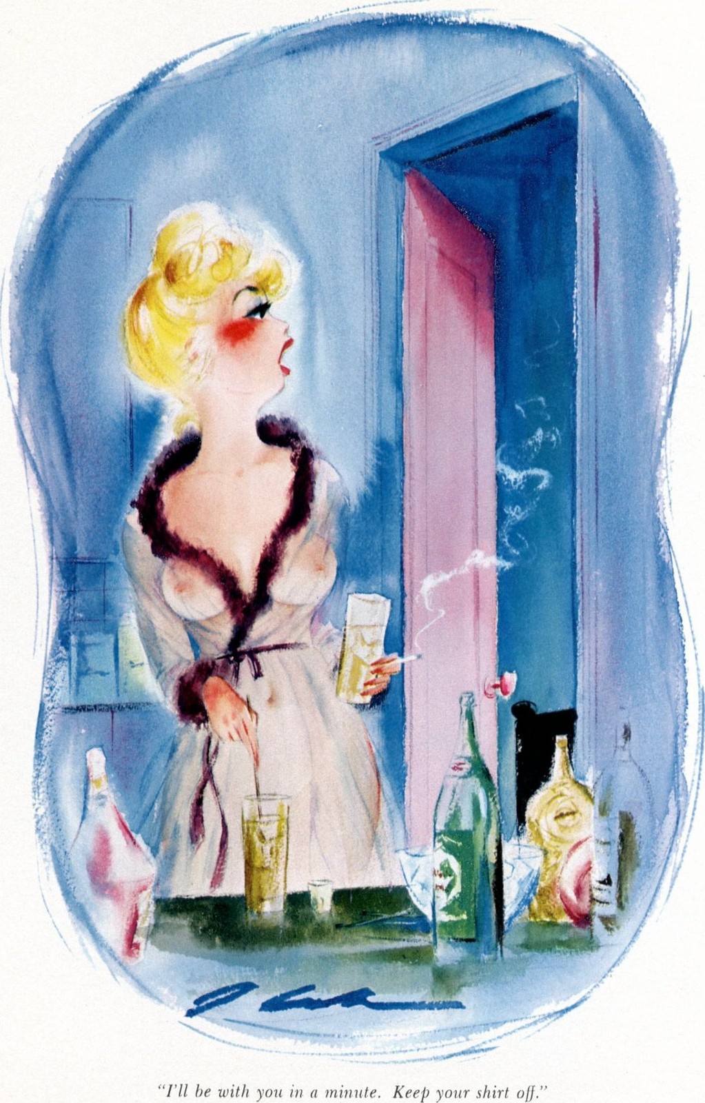 Retro 💋 Glamorous Blonde Poster - 24x36” - Hi-Res💎 Print Art on 200 GSM🗞️