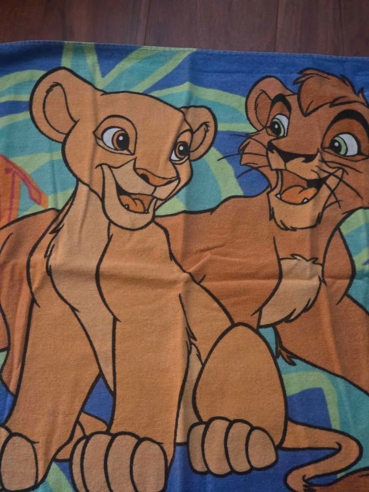 Vintage 1998 Disney The Lion King 2 Simba\'s Pride Beach Towel