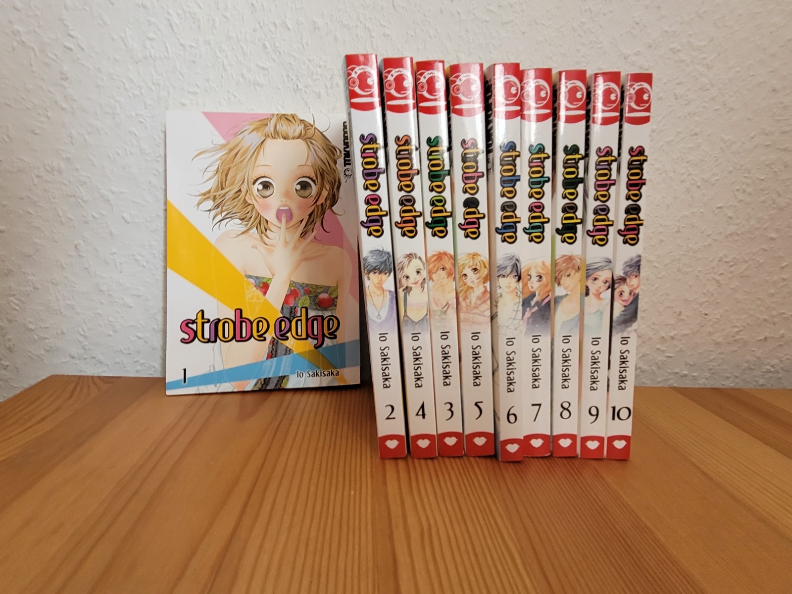 Strobe Edge Manga Volumes 1 to 10 - Complete German