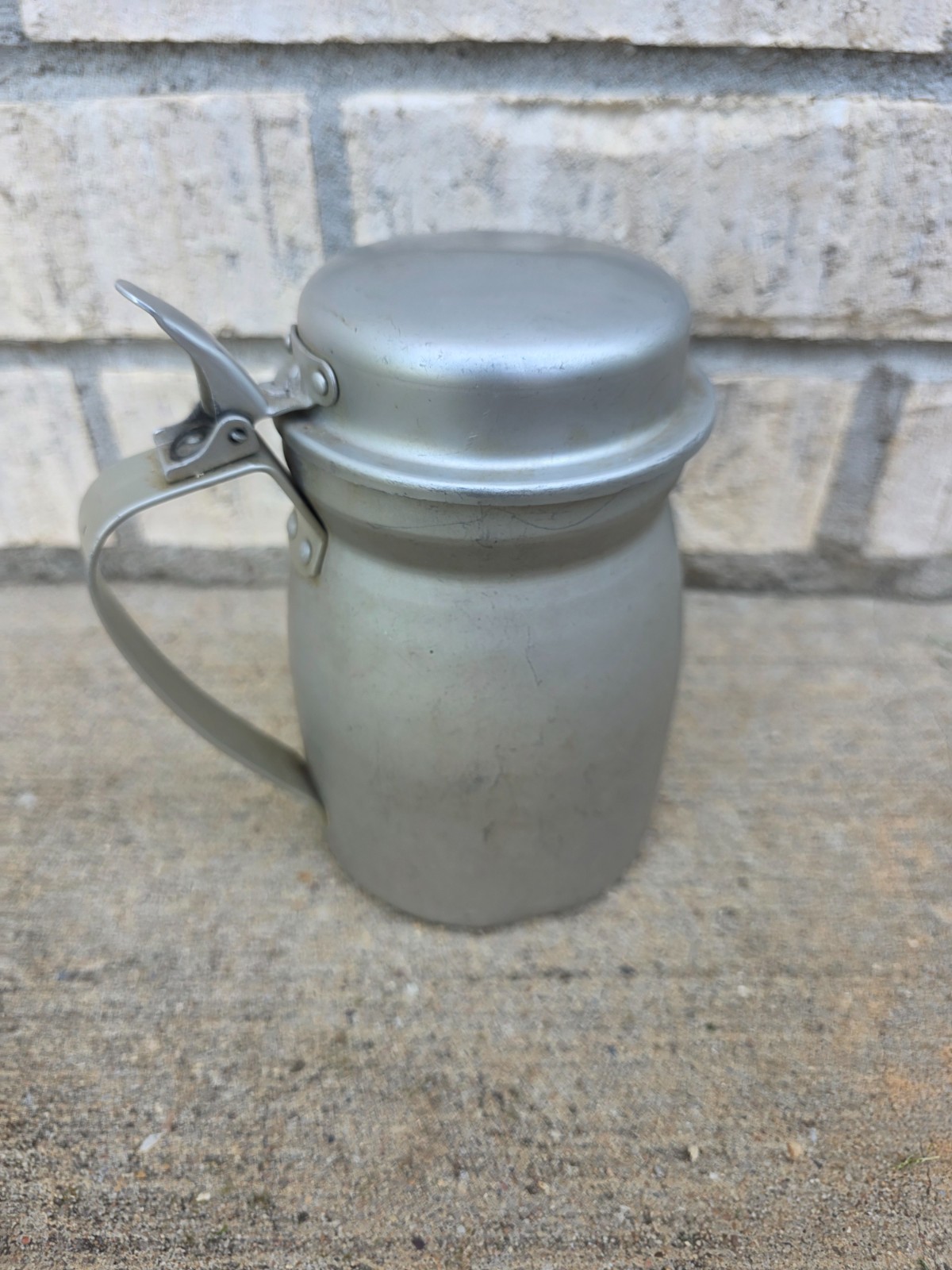 AGM Vintage 1941  WWII US Army Aluminum Creamer/Pitcher Very Nice AGM & Co.
