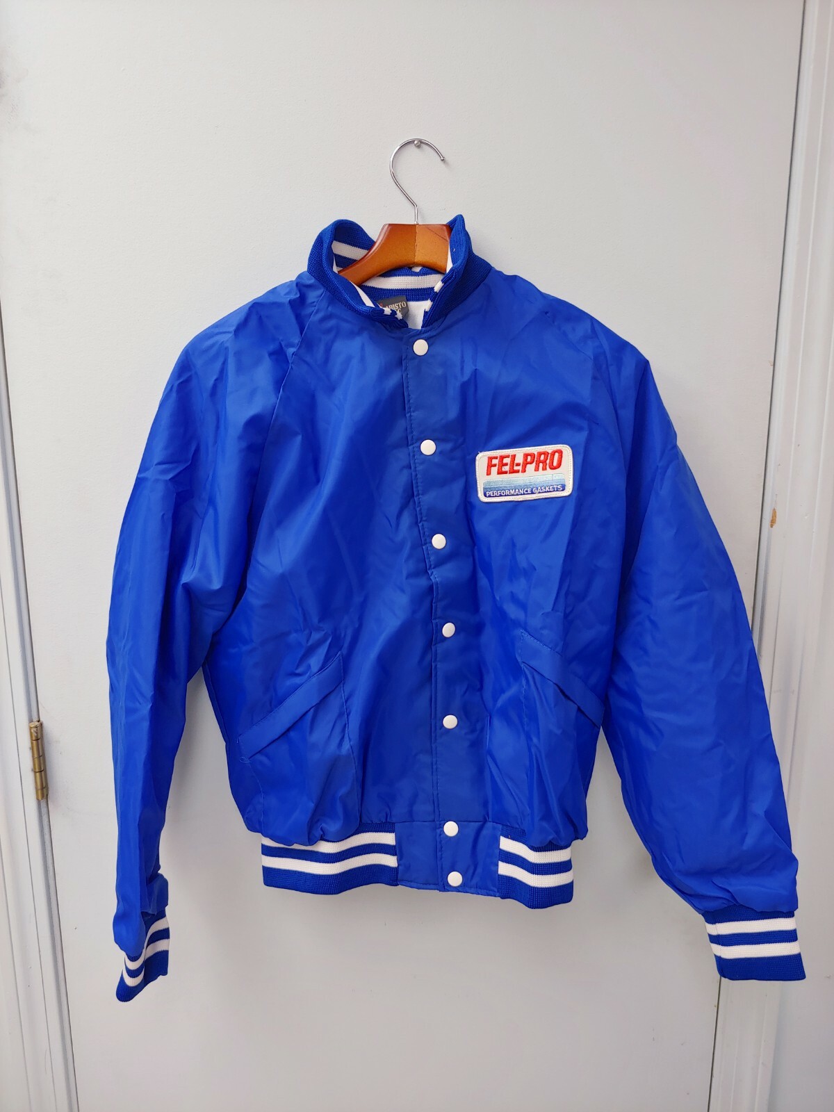Vintage Fel-Pro Racing Jack Varsity Bomber Retro Gear Head,  NEW WITH TAGS