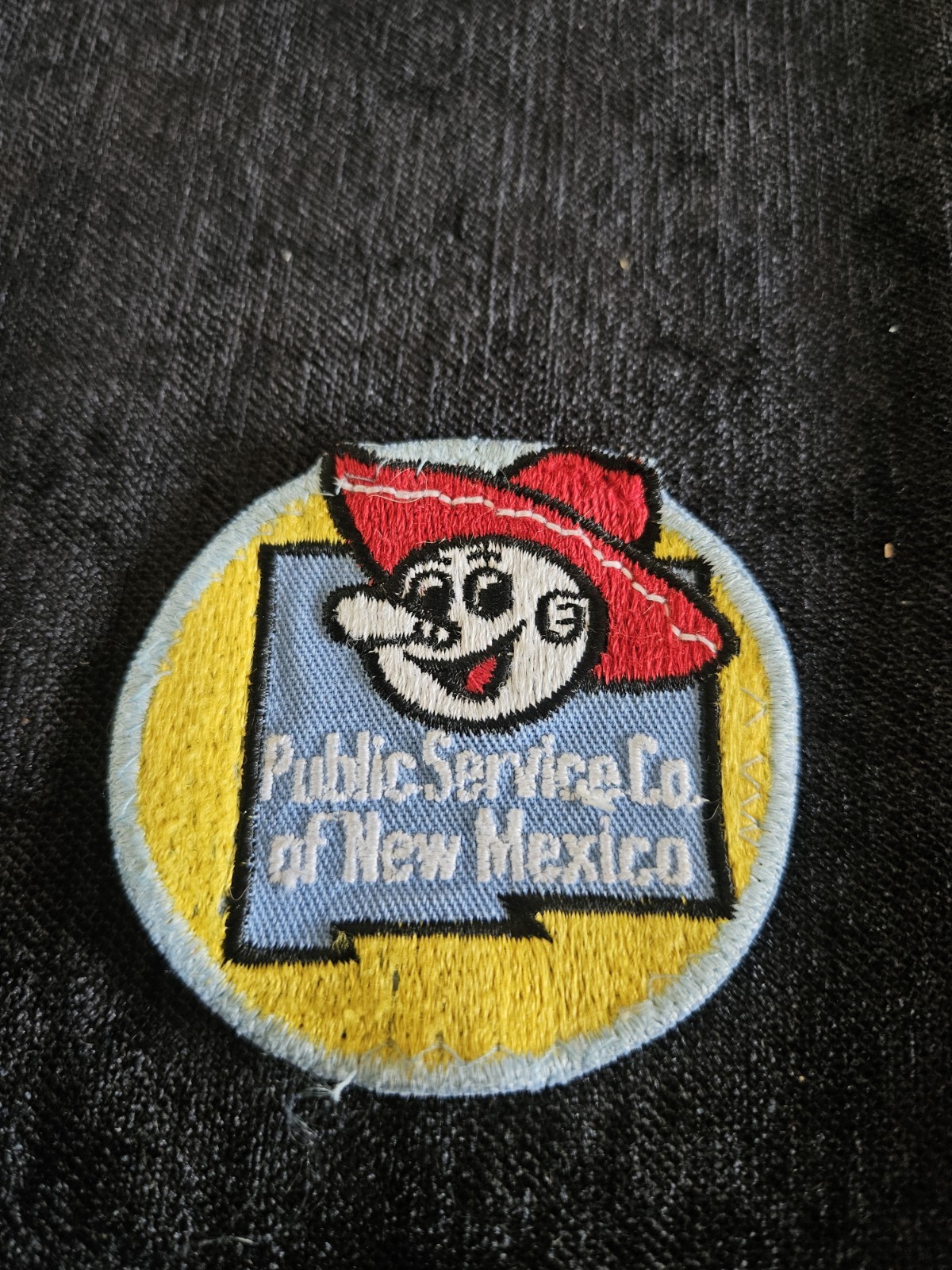 Vintage PNM Reddy Kilowatt Patch New Mexico Sombrero Electric Utility Mascot 3\ Vintage PNM Reddy Kilowatt Patch New Mexico Sombrero Electric Utility Mascot 3\