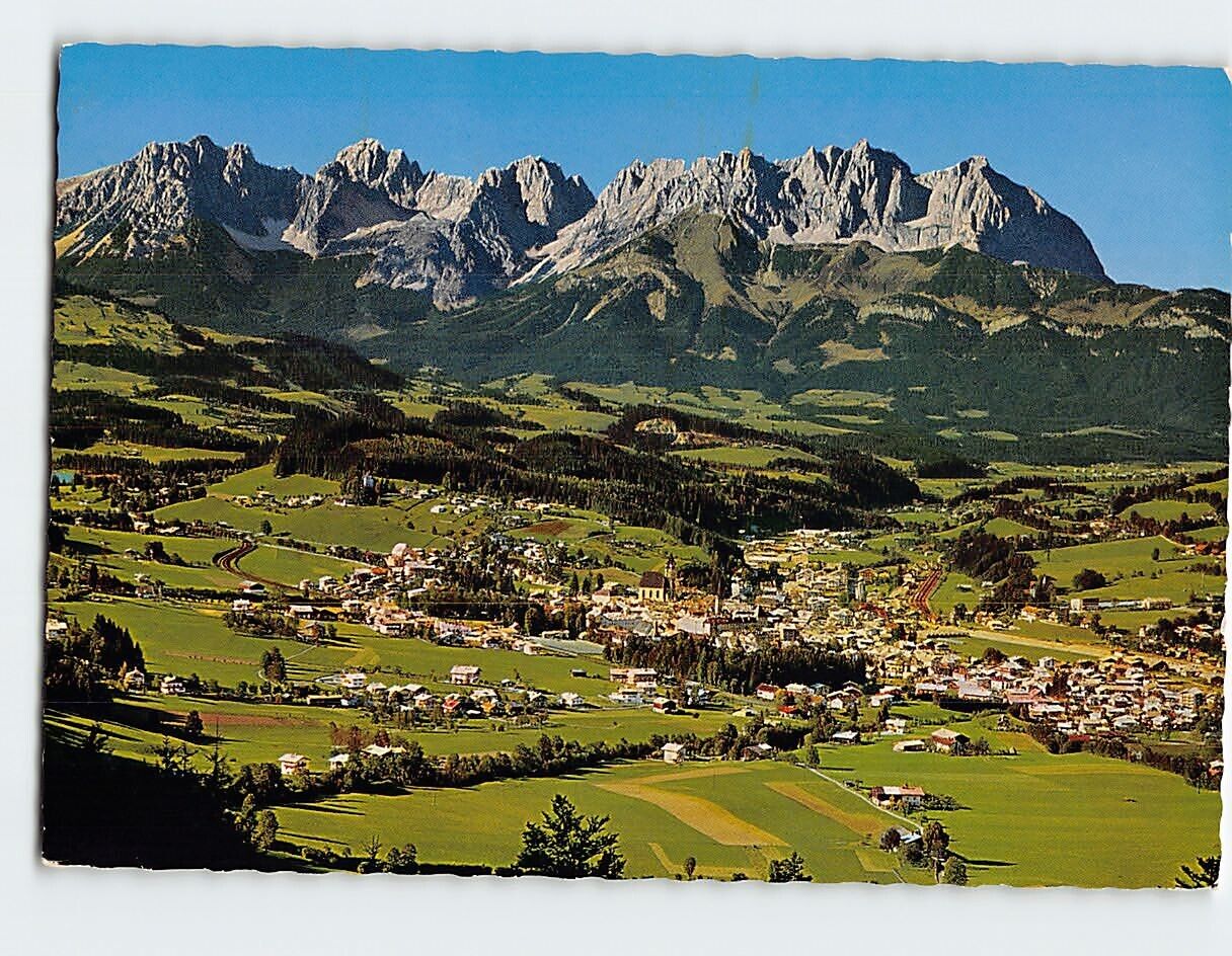 Postcard Kitzbühel mit Wilden Kaiser Kitzbühel Austria