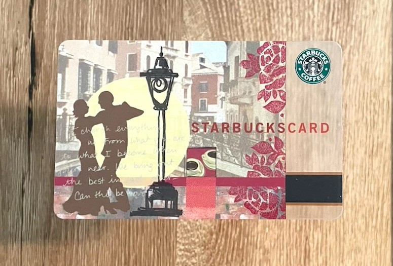 2004 Starbucks Gift Card. ITALIAN ROMANCE. Original Logo. Mint. Global shipping.