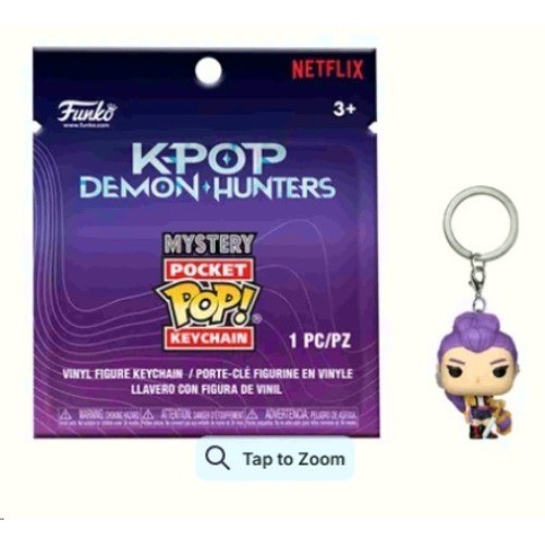 Funko Mystery Pop Keychain KPop Demon Hunters Blind Bag Rumi Mira Zoey Jinu