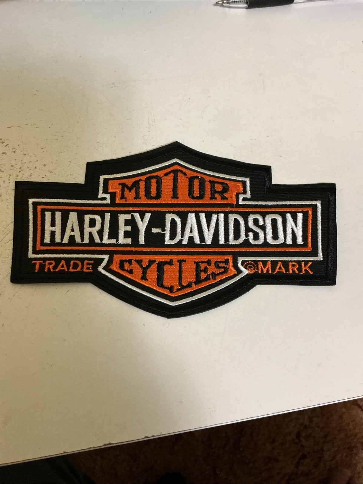 🏍️ Harley Davidson Iron On Patch… About 7x4 Looks Amazing