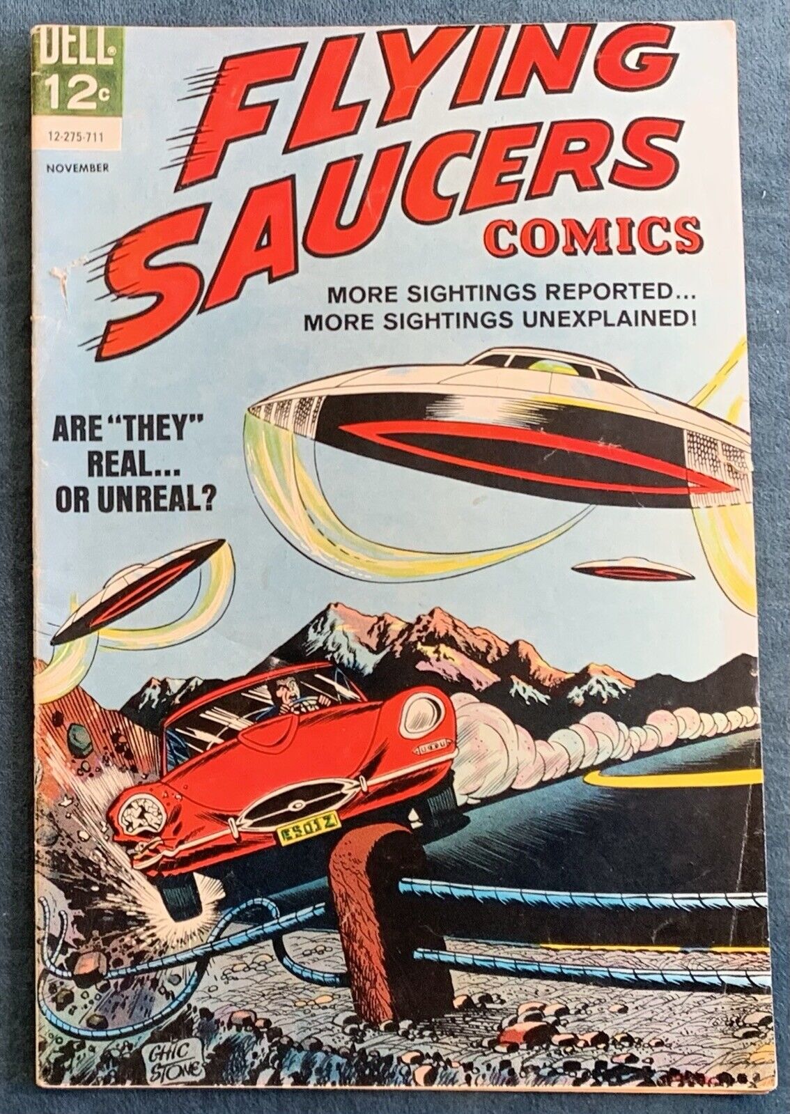 Flying Saucers Comics #4  Nov 1967  True Stories