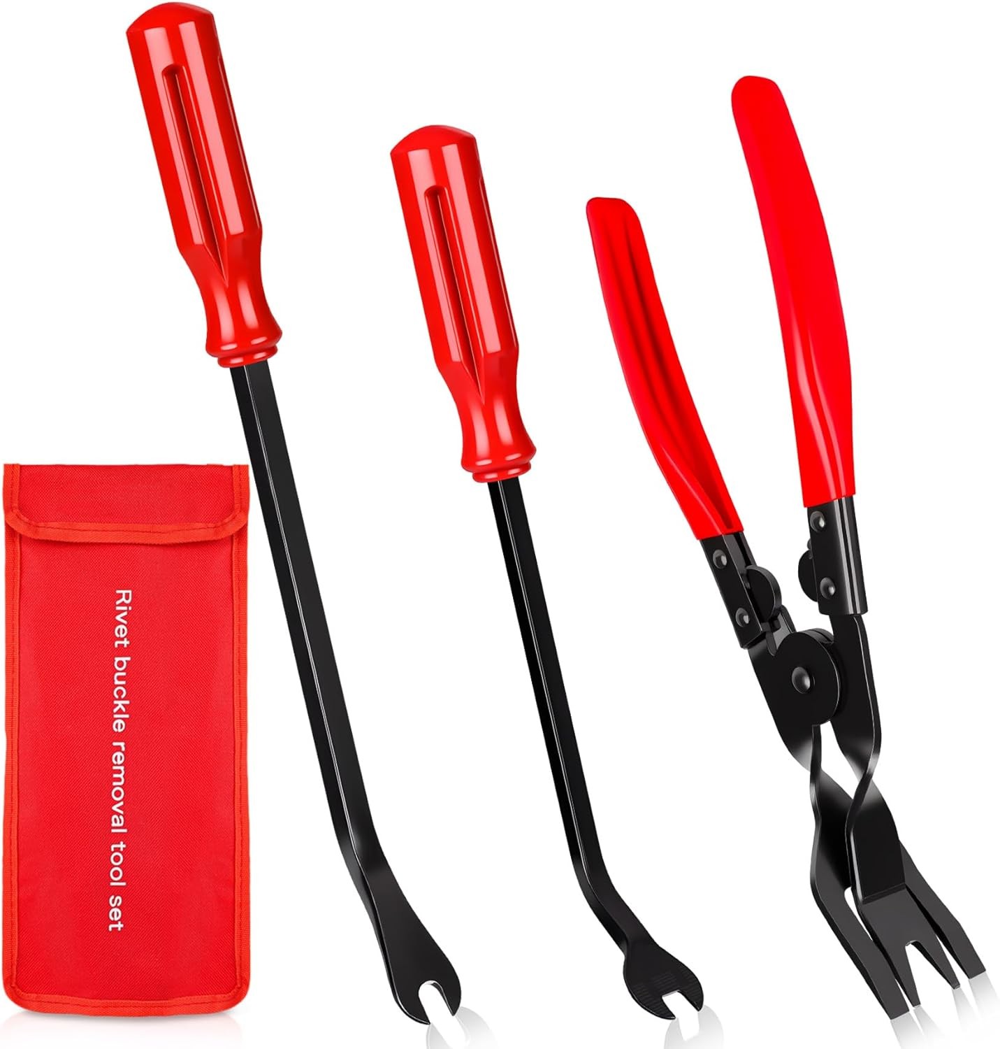 3 Piece Automotive Trim Removal Tool Set for Clips and Fasteners 3 Piece Automotive Trim Removal Tool Set for Clips and Fasteners