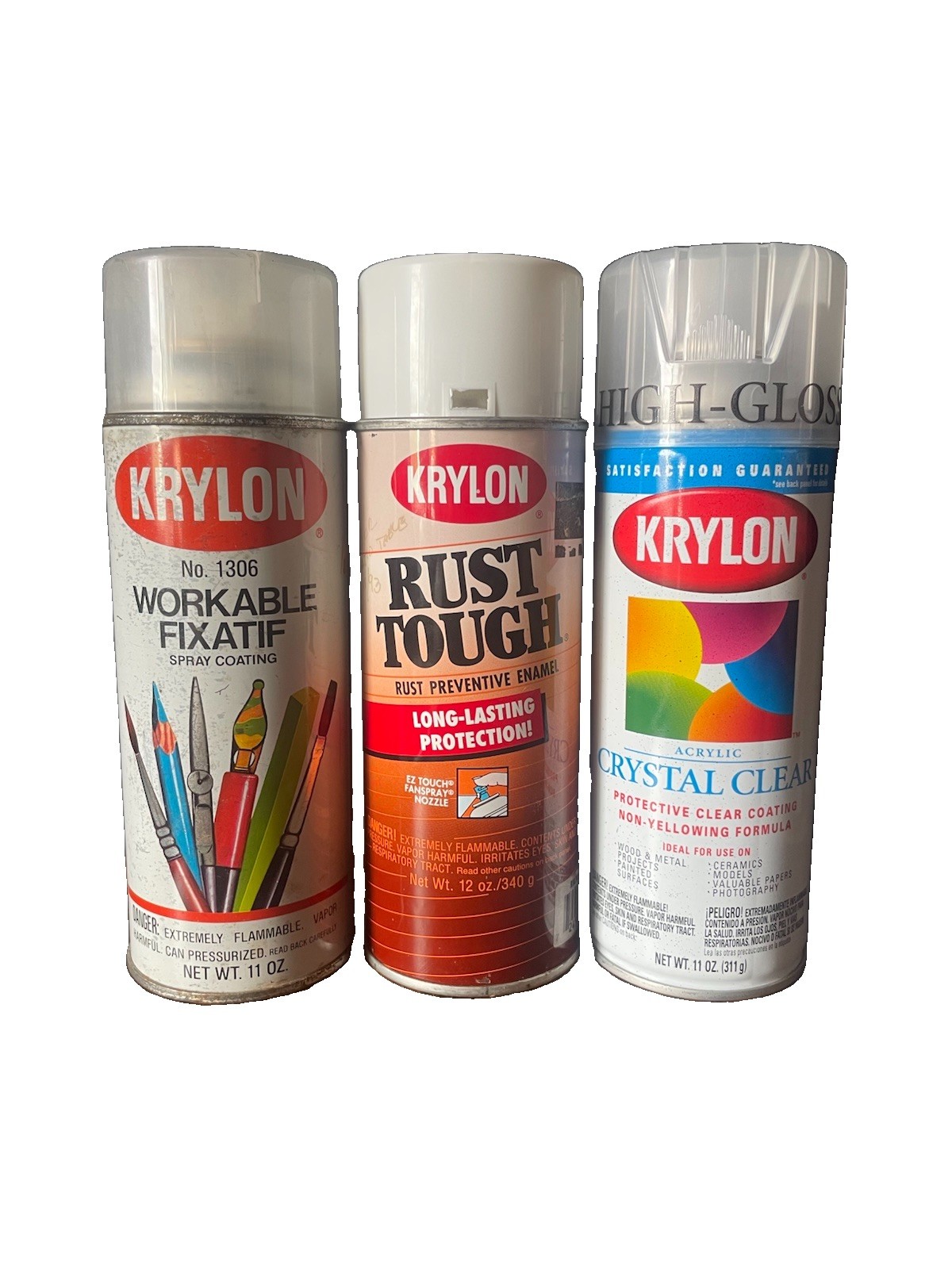 Vintage Spray Paint, Krylon Lot Of 3. Graffiti Collectibles. Vintage Spray Paint, Krylon Lot Of 3. Graffiti Collectibles.